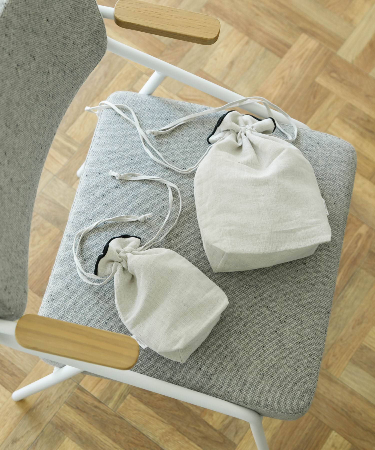 URBAN RESEARCH DOORS「DOORS LIVING PRODUCTS　コットンリネンライン巾着M」|その他|