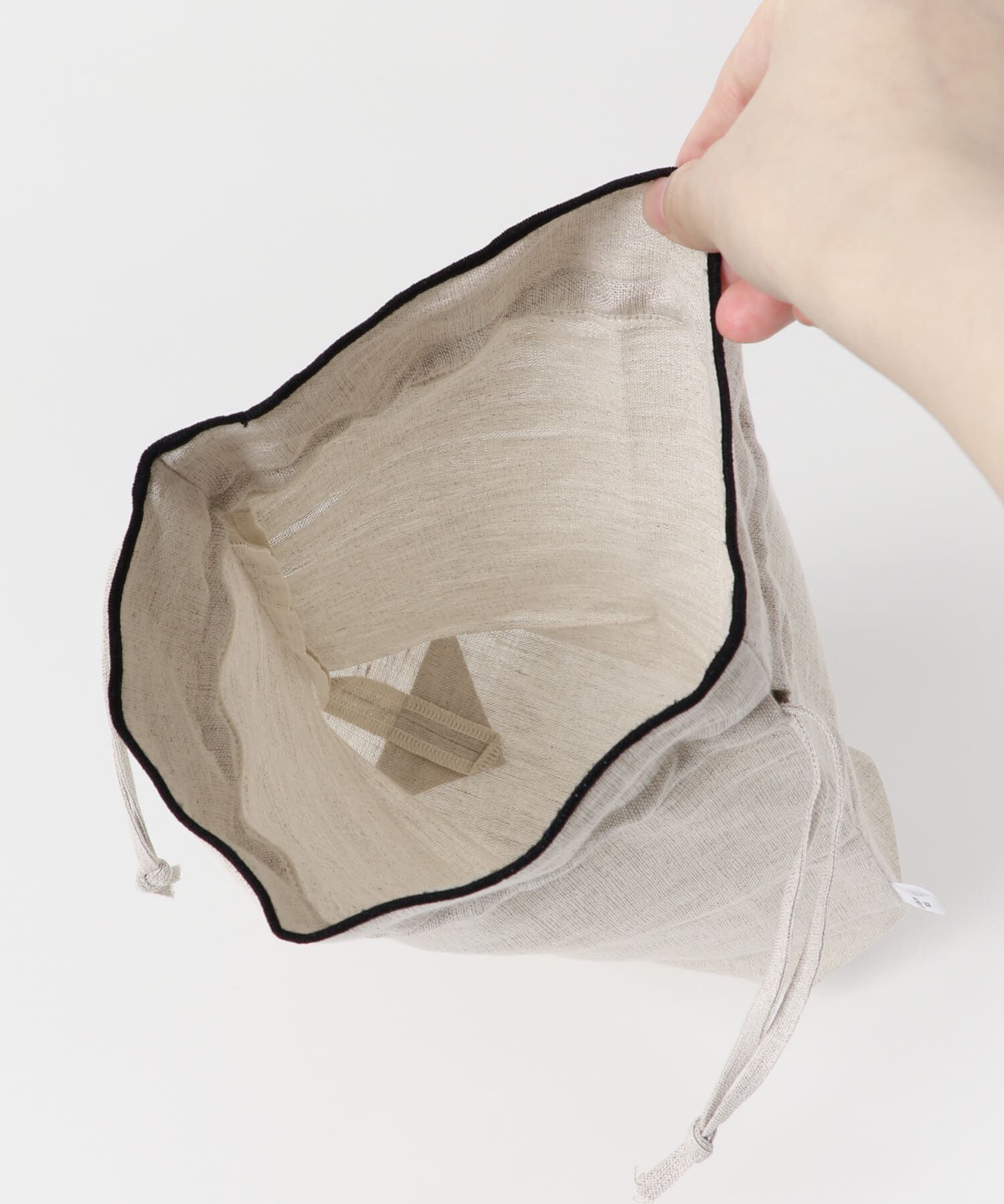 URBAN RESEARCH DOORS「DOORS LIVING PRODUCTS　コットンリネンライン巾着M」|その他|