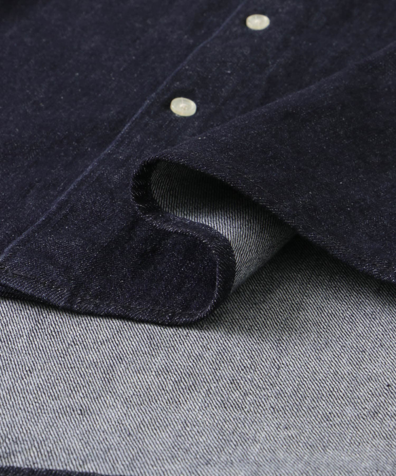 URBAN RESEARCH DOORS「デニムバンドカラーシャツ」|シャツ・ブラウス|