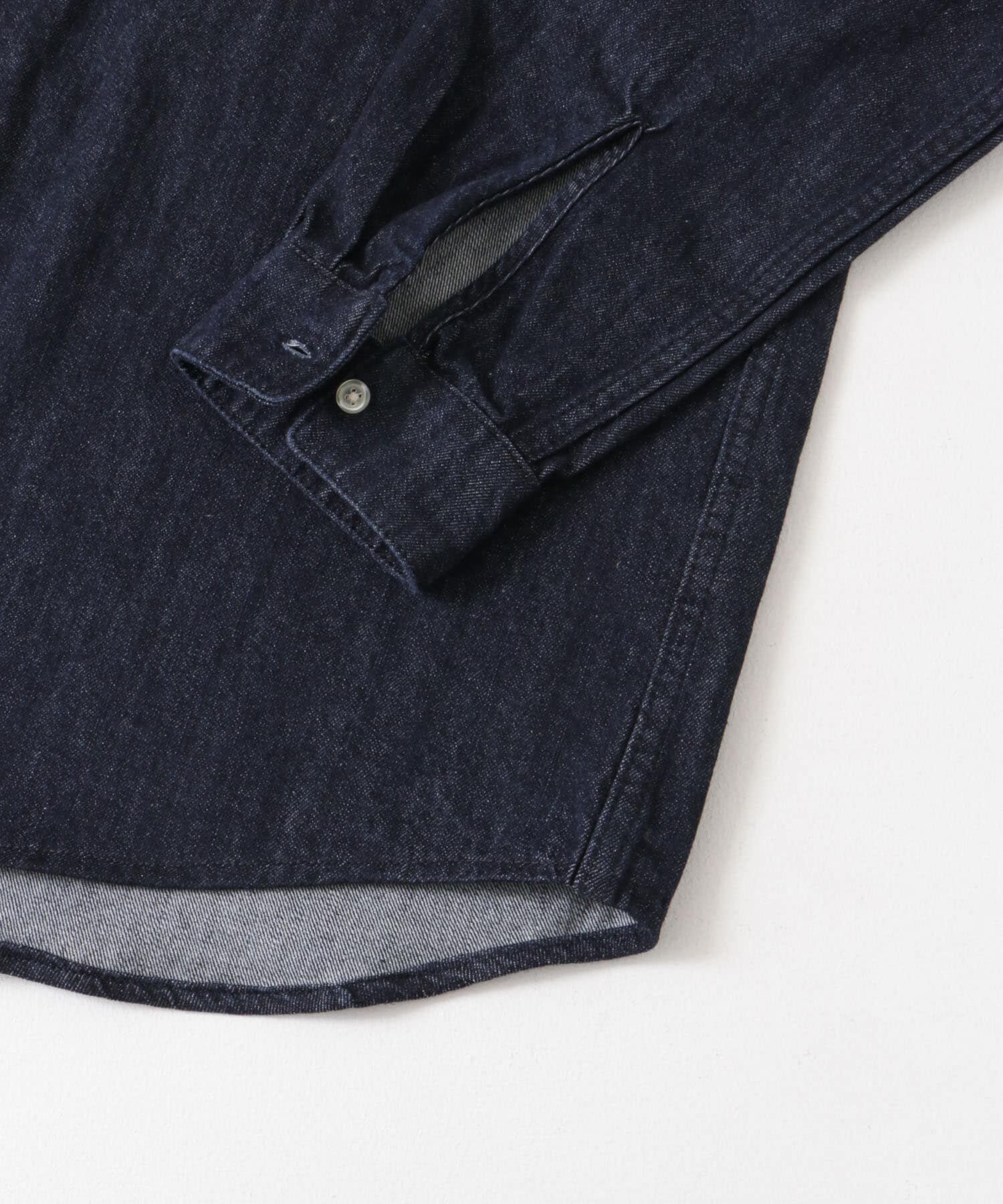 URBAN RESEARCH DOORS「デニムバンドカラーシャツ」|シャツ・ブラウス|