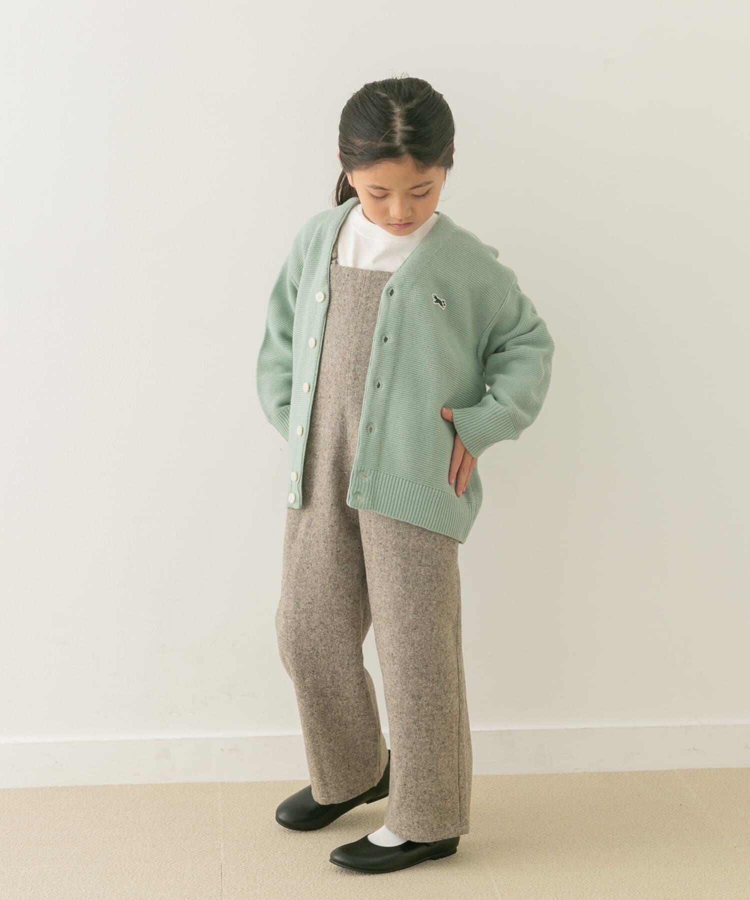 URBAN RESEARCH DOORS「『親子リンク』ネップツイードサロペット(KIDS)」|ワンピース|