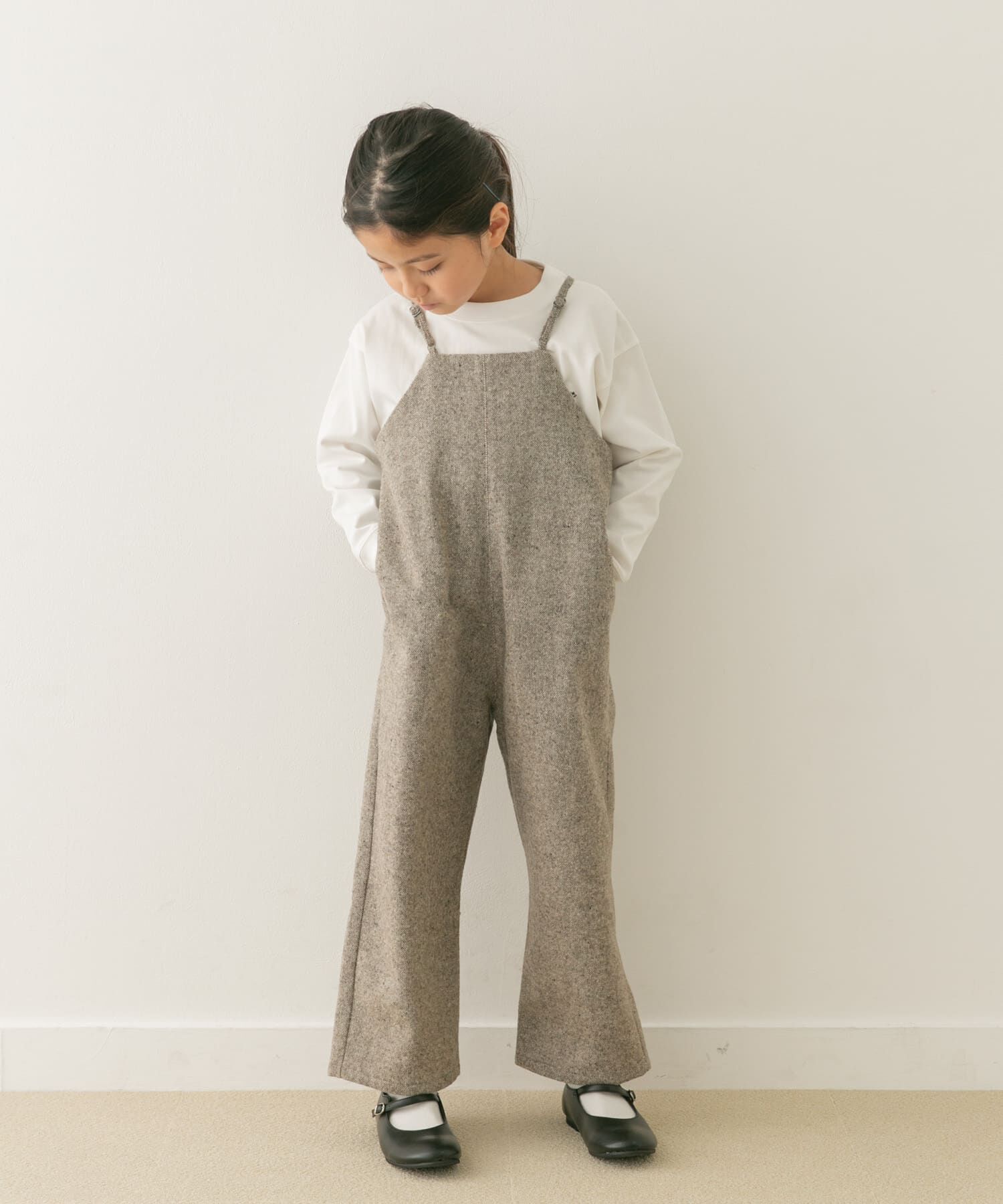 URBAN RESEARCH DOORS「『親子リンク』ネップツイードサロペット(KIDS)」|ワンピース|