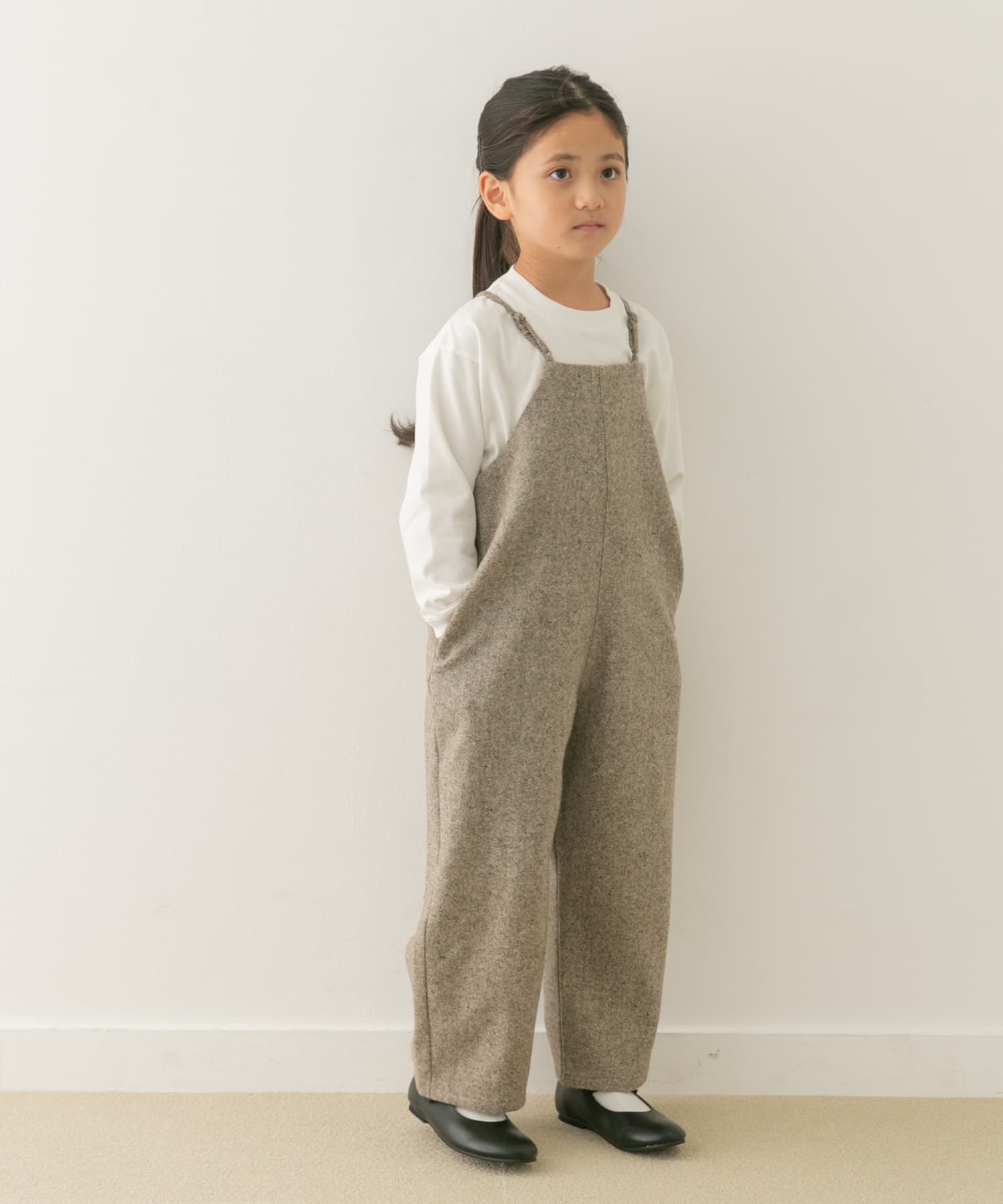 URBAN RESEARCH DOORS「『親子リンク』ネップツイードサロペット(KIDS)」|ワンピース|