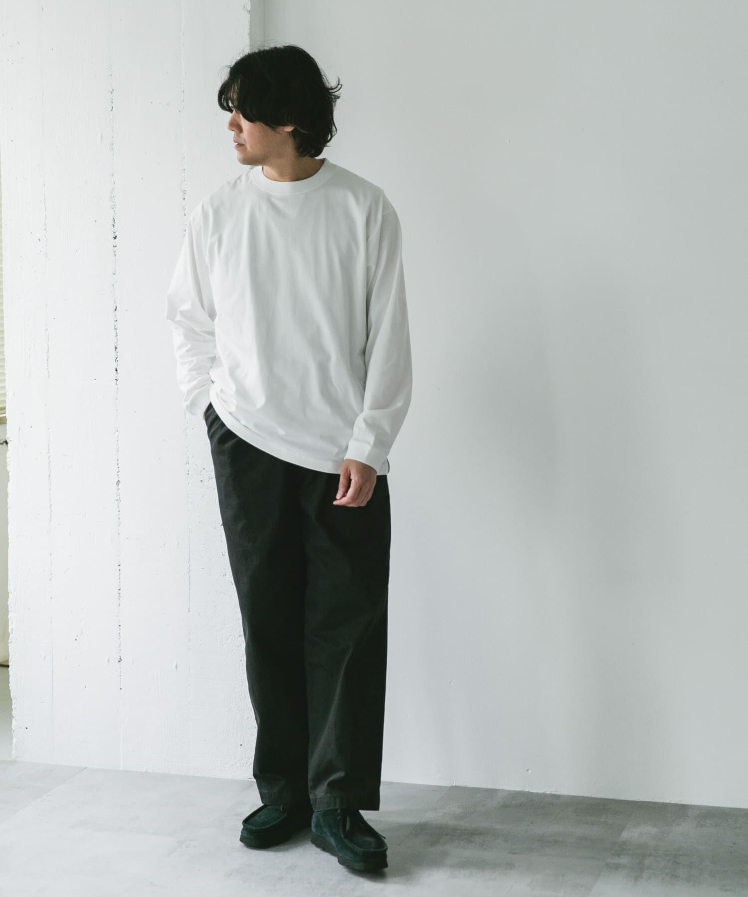 URBAN RESEARCH DOORS「『吸水速乾/ｲｰｼﾞｰｹｱ/接触冷感』ｸｲｯｸﾄﾞﾗｲ ﾛﾝｸﾞｽﾘｰ 」|Tシャツ・カットソー|