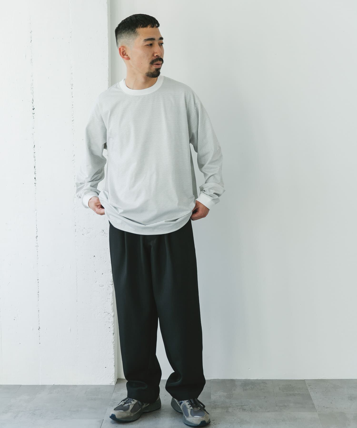 URBAN RESEARCH DOORS「『吸水速乾/ｲｰｼﾞｰｹｱ/接触冷感』ｸｲｯｸﾄﾞﾗｲ ﾛﾝｸﾞｽﾘｰ 」|Tシャツ・カットソー|