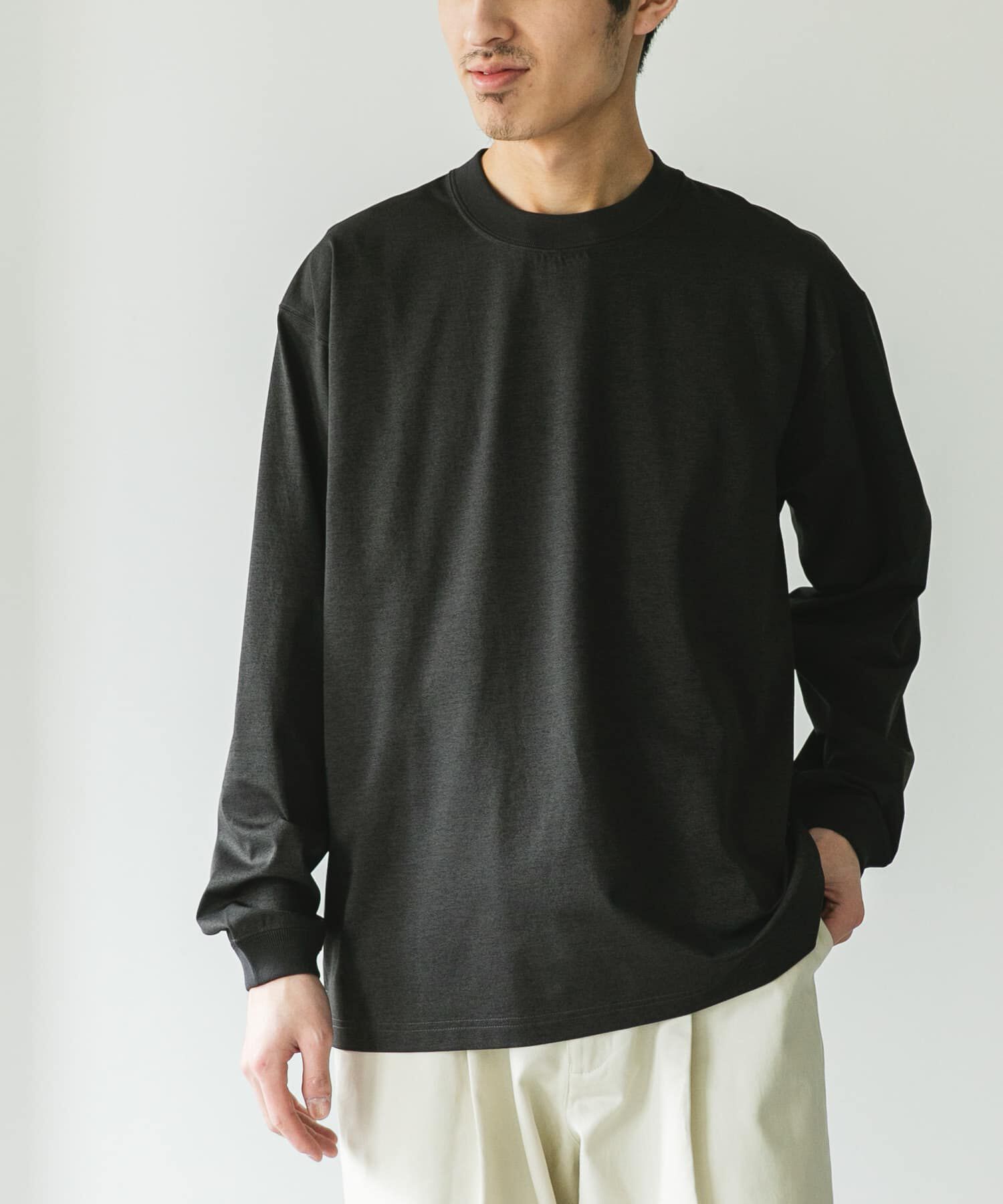 URBAN RESEARCH DOORS「『吸水速乾/ｲｰｼﾞｰｹｱ/接触冷感』ｸｲｯｸﾄﾞﾗｲ ﾛﾝｸﾞｽﾘｰ 」|Tシャツ・カットソー|