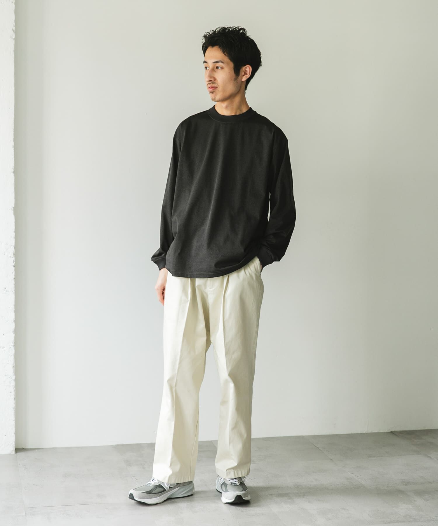 URBAN RESEARCH DOORS「『吸水速乾/ｲｰｼﾞｰｹｱ/接触冷感』ｸｲｯｸﾄﾞﾗｲ ﾛﾝｸﾞｽﾘｰ 」|Tシャツ・カットソー|