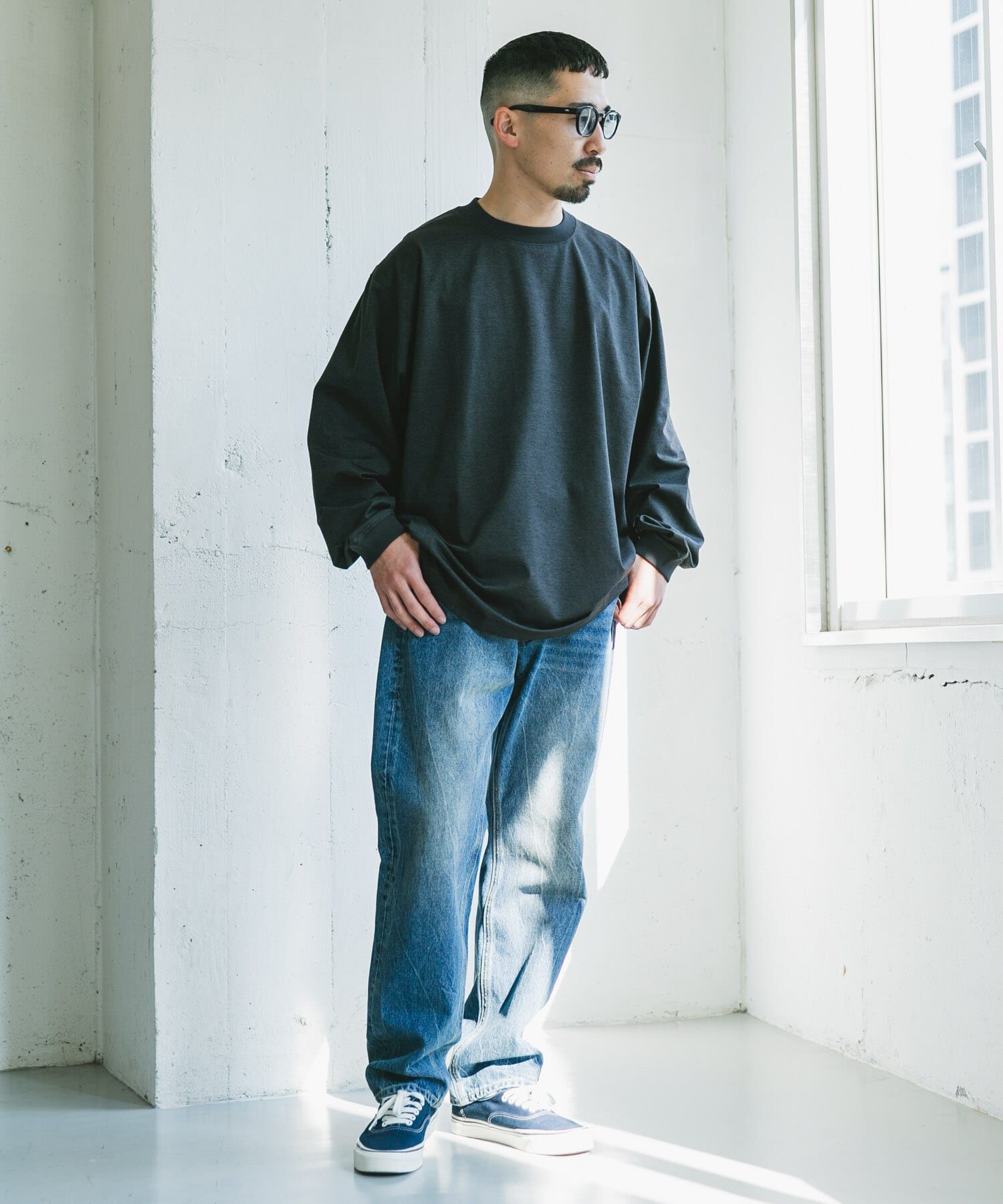 URBAN RESEARCH DOORS「『吸水速乾/ｲｰｼﾞｰｹｱ/接触冷感』ｸｲｯｸﾄﾞﾗｲ ﾛﾝｸﾞｽﾘｰ 」|Tシャツ・カットソー|