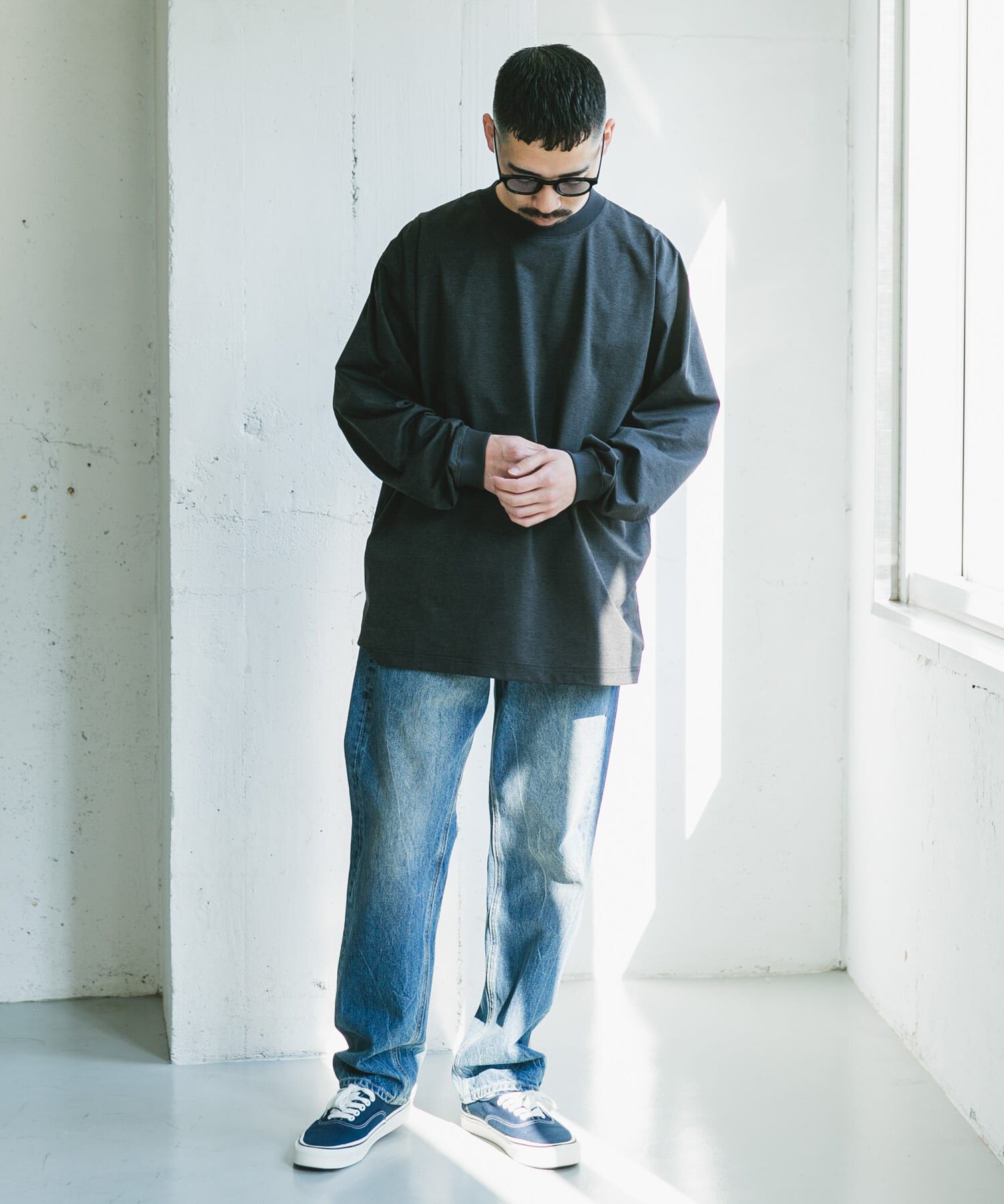 URBAN RESEARCH DOORS「『吸水速乾/ｲｰｼﾞｰｹｱ/接触冷感』ｸｲｯｸﾄﾞﾗｲ ﾛﾝｸﾞｽﾘｰ 」|Tシャツ・カットソー|