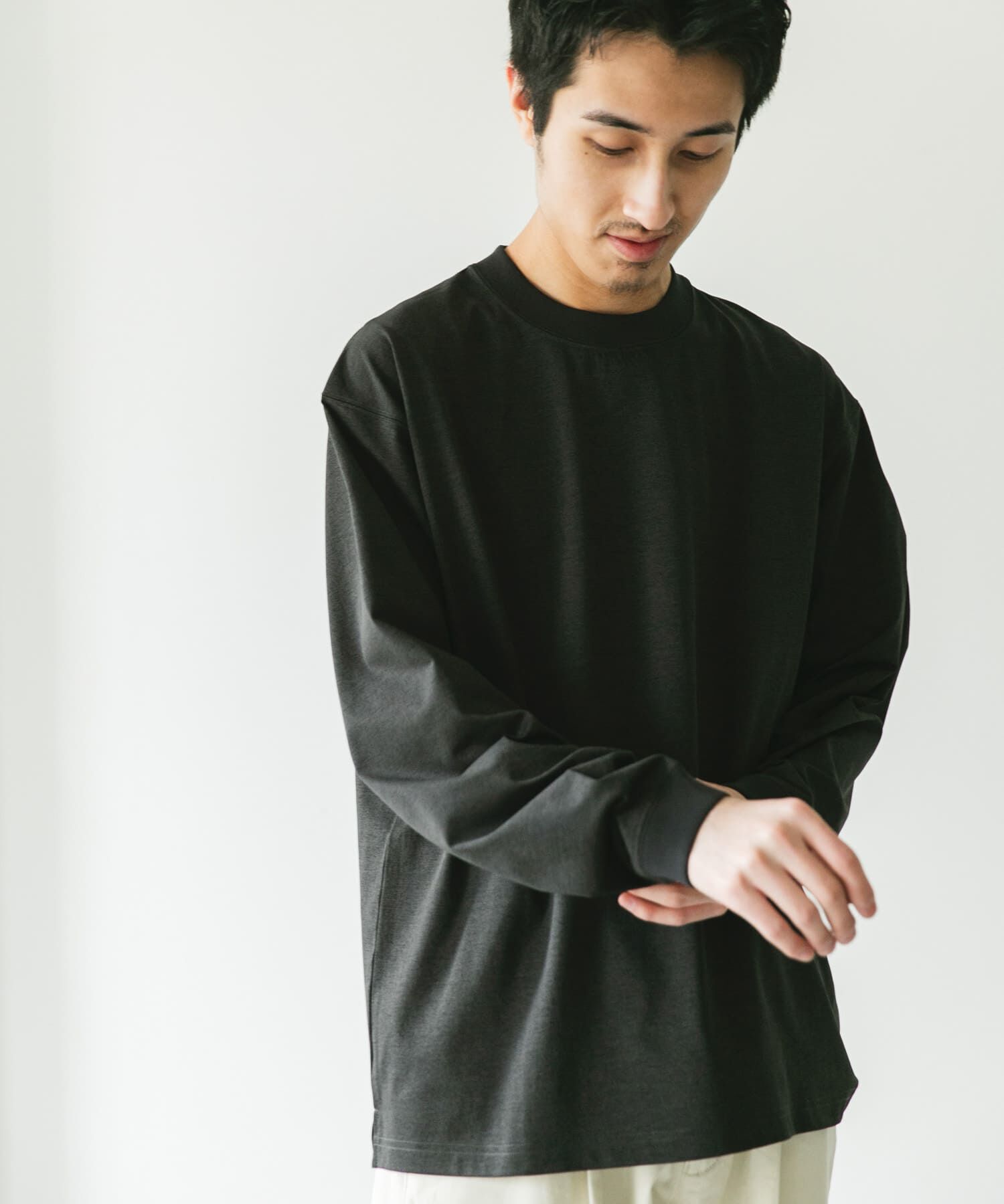 URBAN RESEARCH DOORS「『吸水速乾/ｲｰｼﾞｰｹｱ/接触冷感』ｸｲｯｸﾄﾞﾗｲ ﾛﾝｸﾞｽﾘｰ 」|Tシャツ・カットソー|