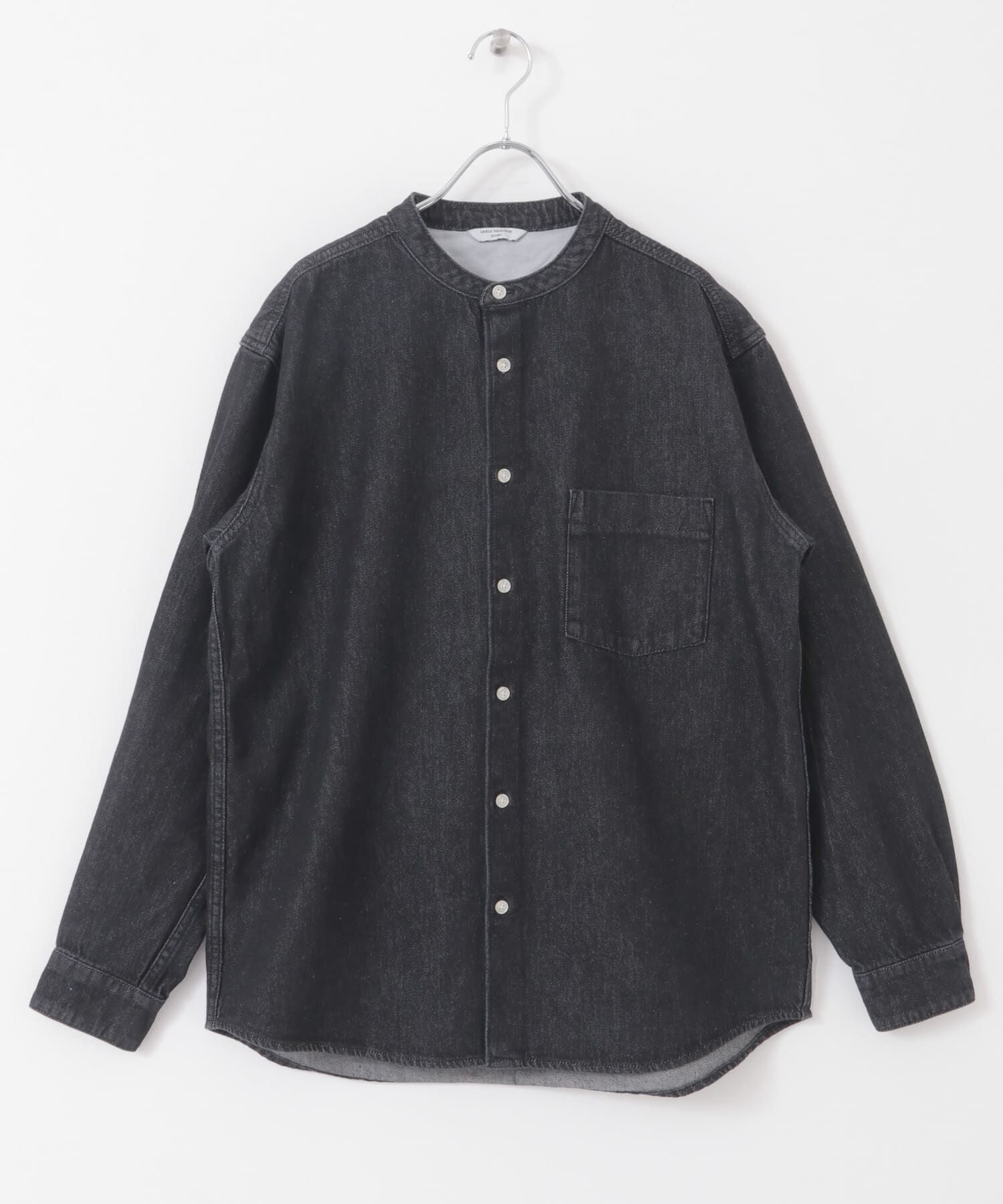 URBAN RESEARCH DOORS「デニムバンドカラーシャツ」|シャツ・ブラウス|
