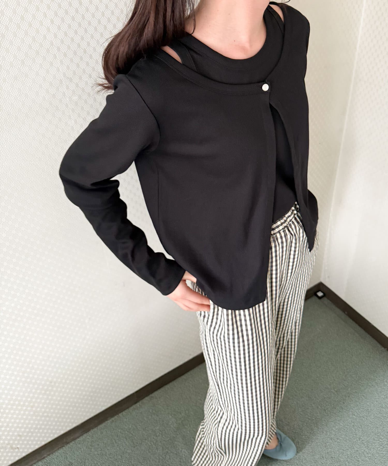 URBAN RESEARCH DOORS「アメスリタンクトップセットカーディガン」|カーディガン|