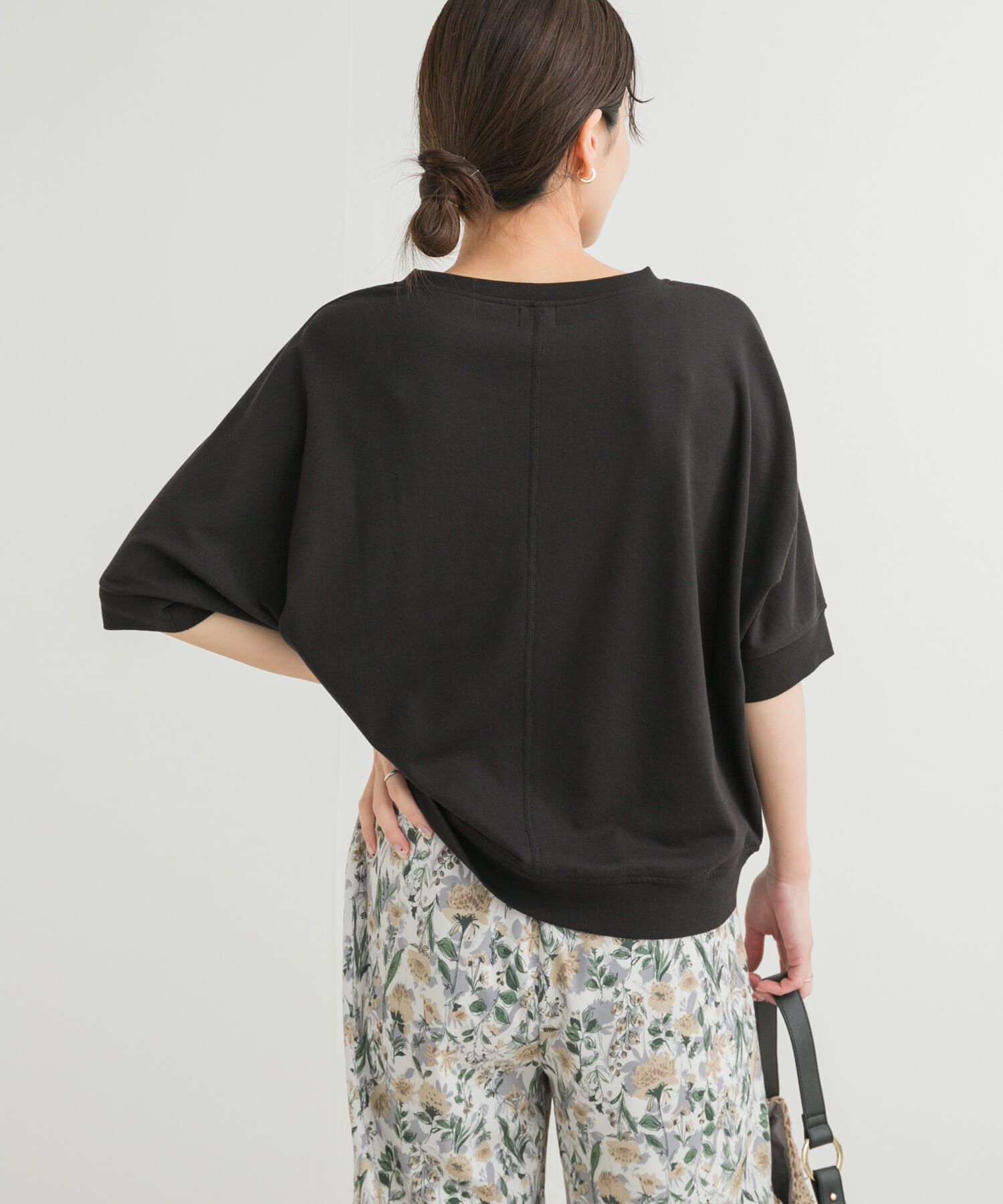 URBAN RESEARCH DOORS「『セットアップ対応』モダールコットンドルマン裏毛プルオーバー」|Tシャツ・カットソー|