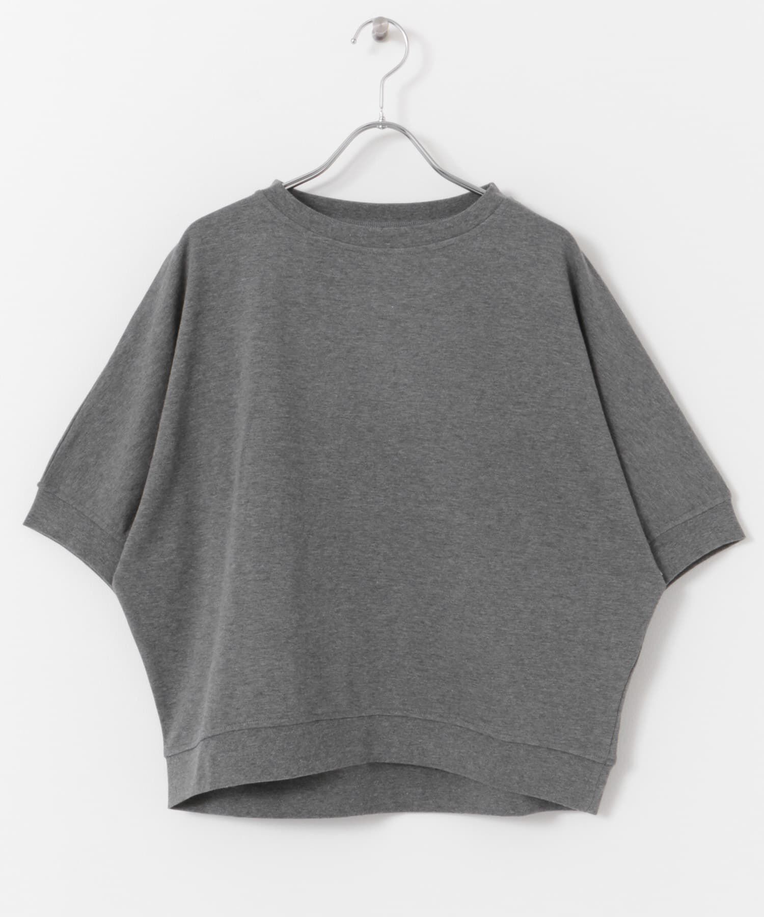 URBAN RESEARCH DOORS「『セットアップ対応』モダールコットンドルマン裏毛プルオーバー」|Tシャツ・カットソー|