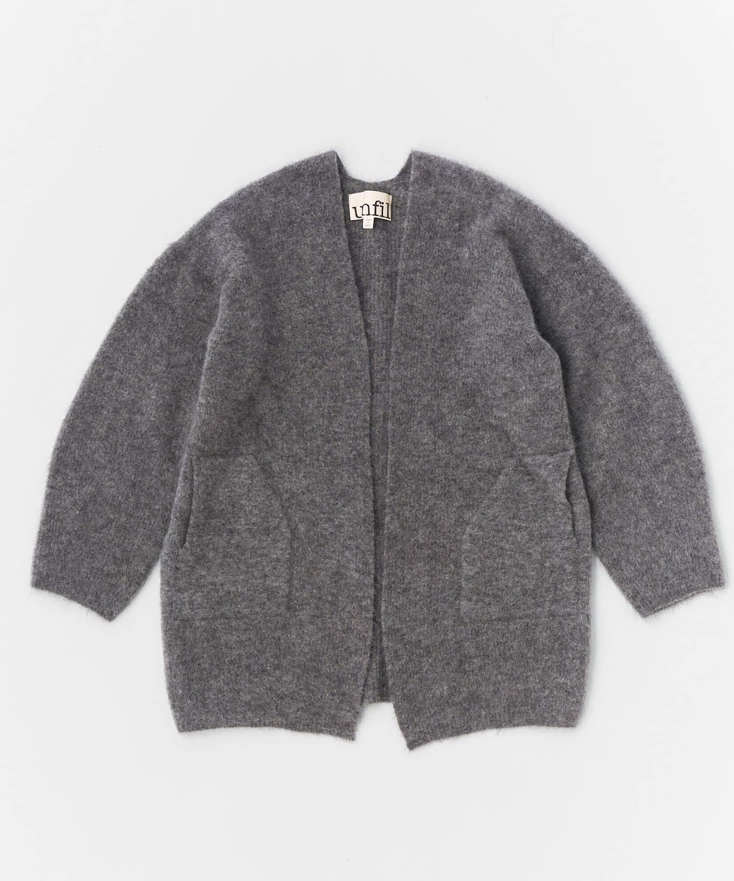 URBAN RESEARCH DOORS「『一部別注カラー』unfil　mohair cardigan」|カーディガン|グレー