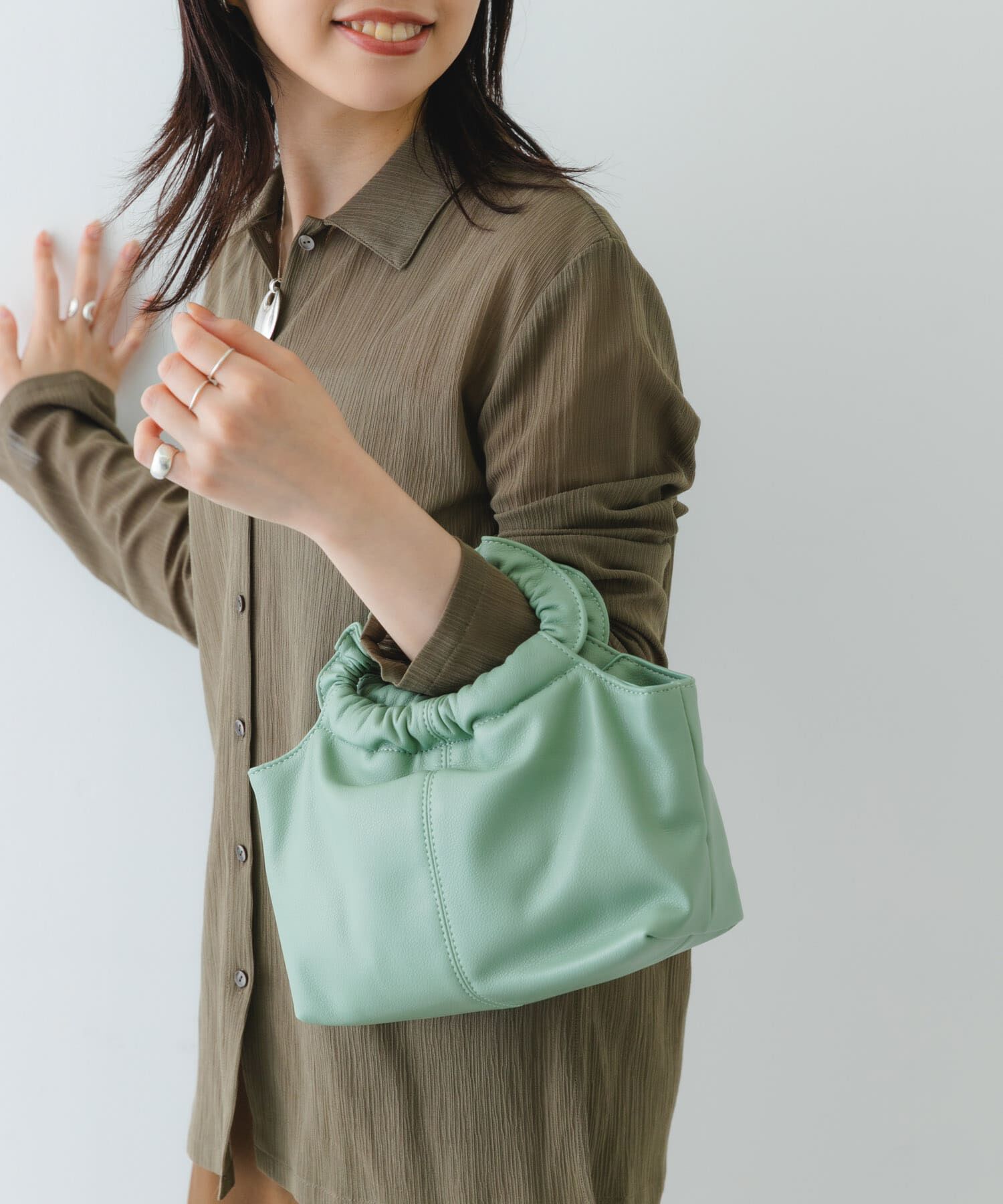 RODE SKO「ギャザーハンドルバッグ」|ショルダー・メッセンジャー|