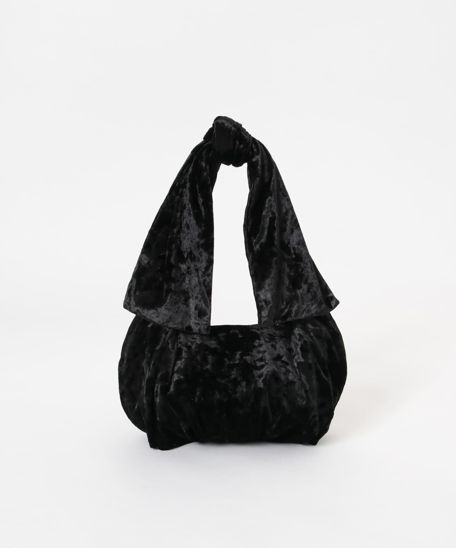 SMELLY「ベロアリボンバッグ」|ハンドバッグ|