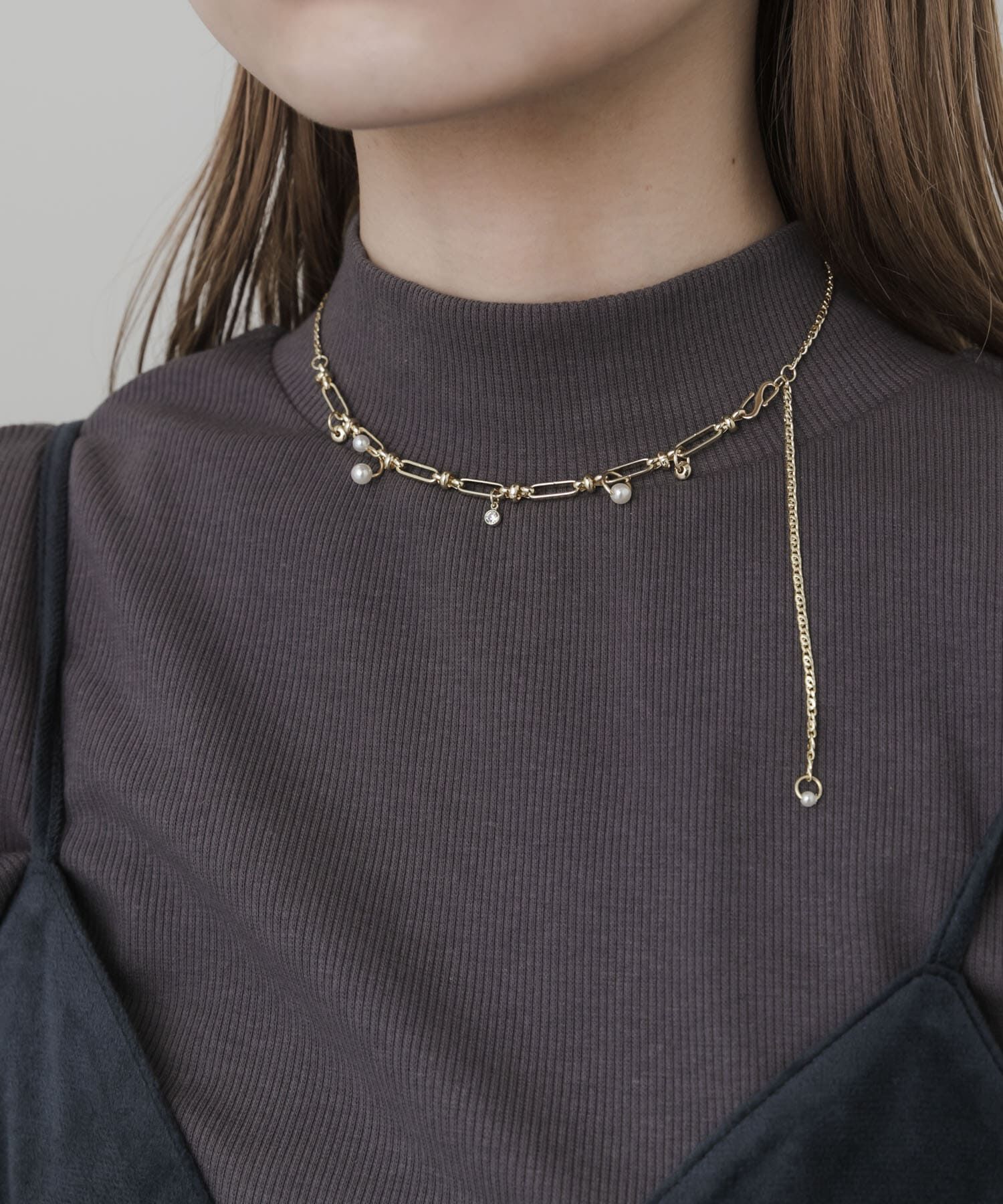 SMELLY「ニュアンスキリカエチェーンネックレス」|ネックレス|