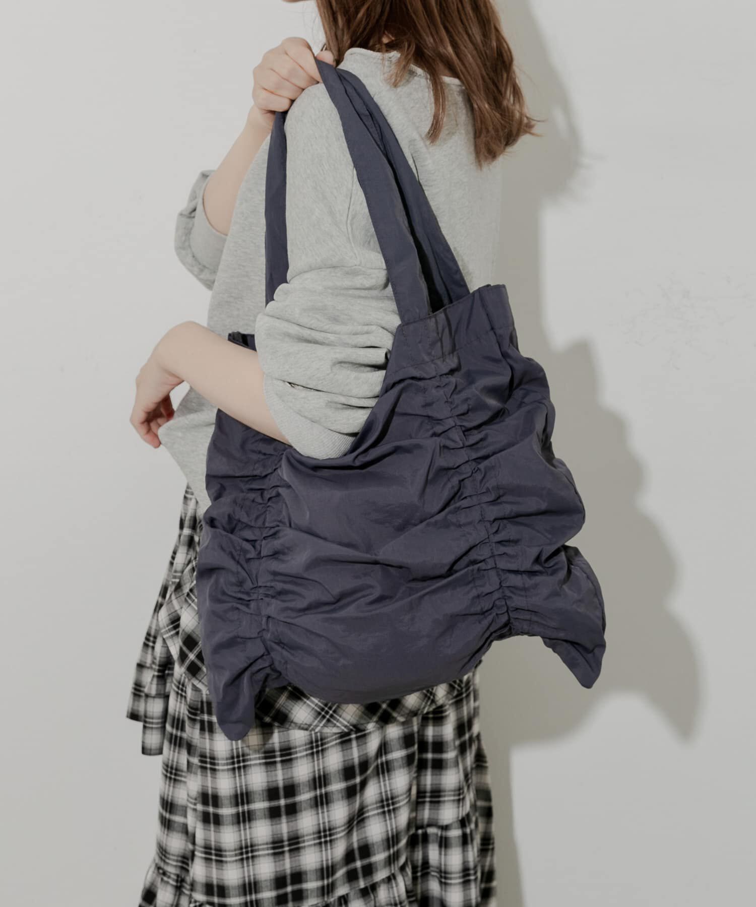 SMELLY「ナイロンギャザートート」|トートバッグ|