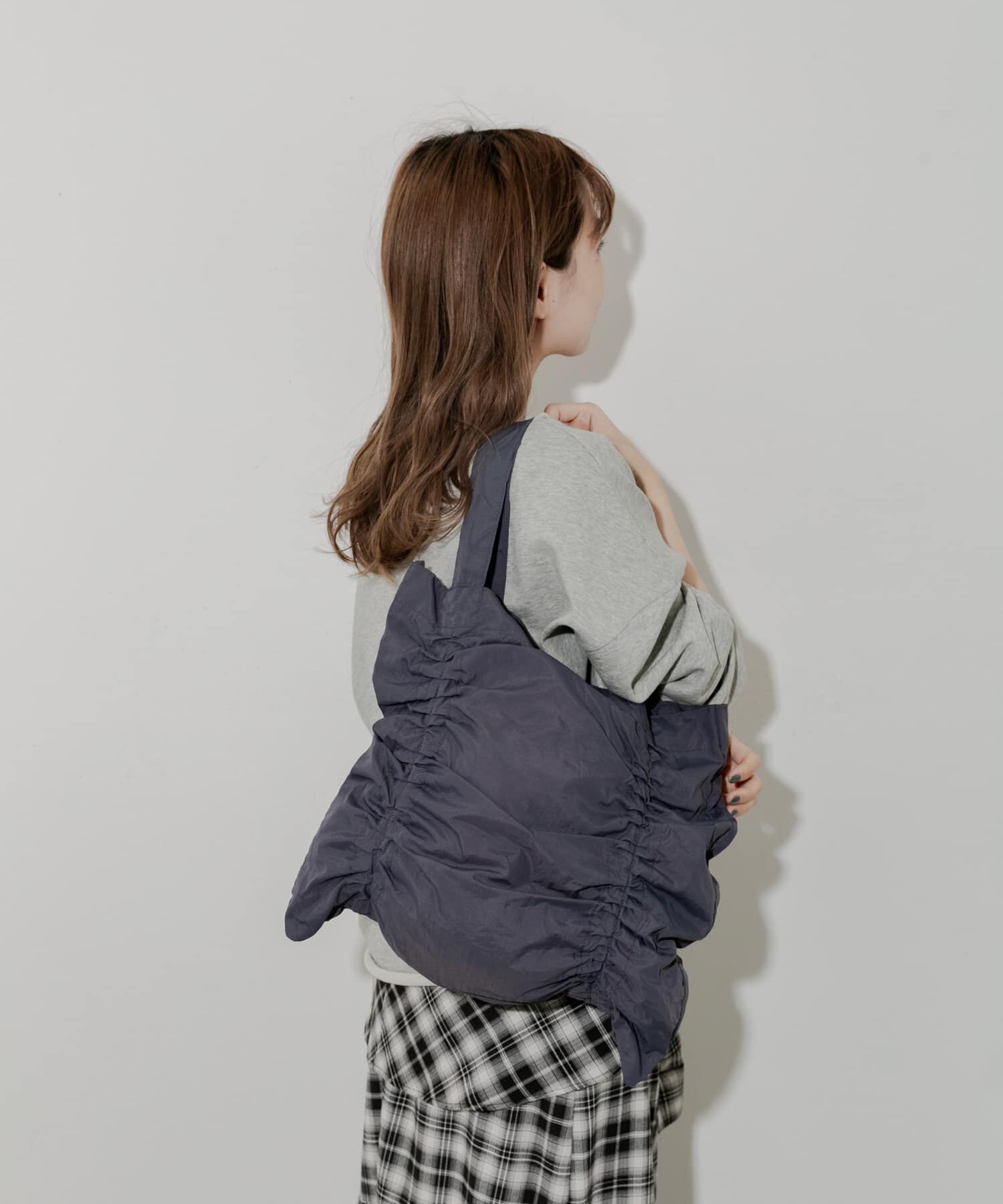 SMELLY「ナイロンギャザートート」|トートバッグ|