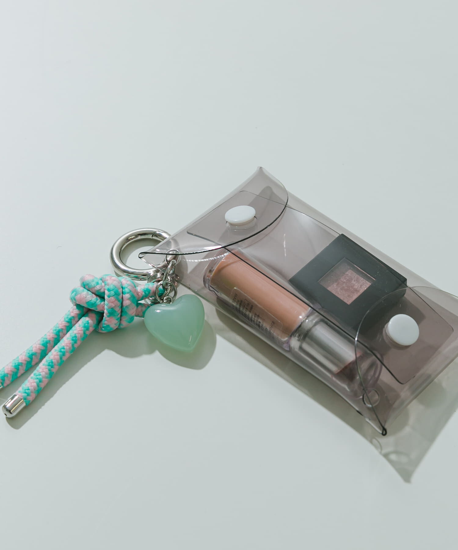 SMELLY「チャームセットクリアポーチ」|ポーチ|