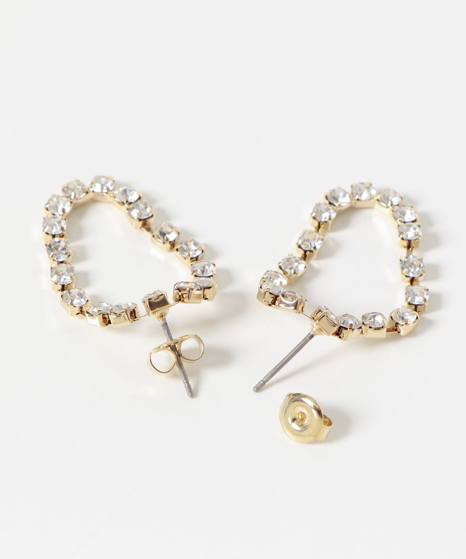 SMELLY「ビジューサークルスウェイピアス」|ピアス|