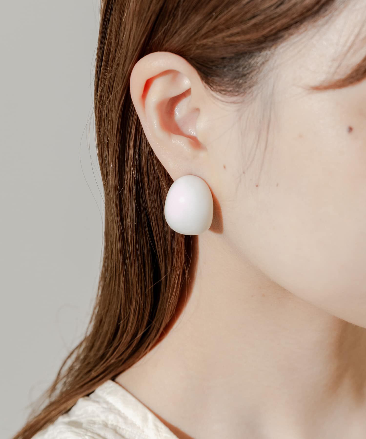 SMELLY「カラーワイドフープイヤリング」|イヤリング|