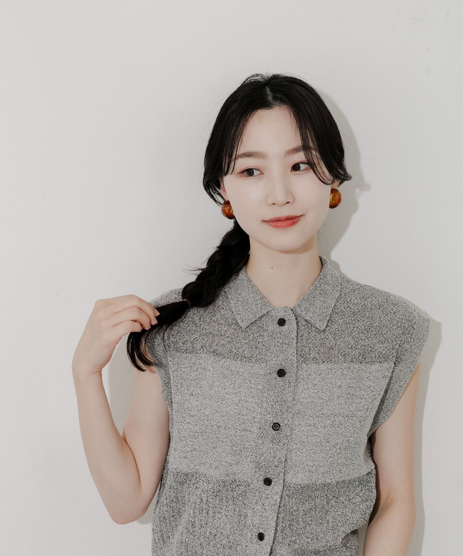 SMELLY「カラーワイドフープイヤリング」|イヤリング|