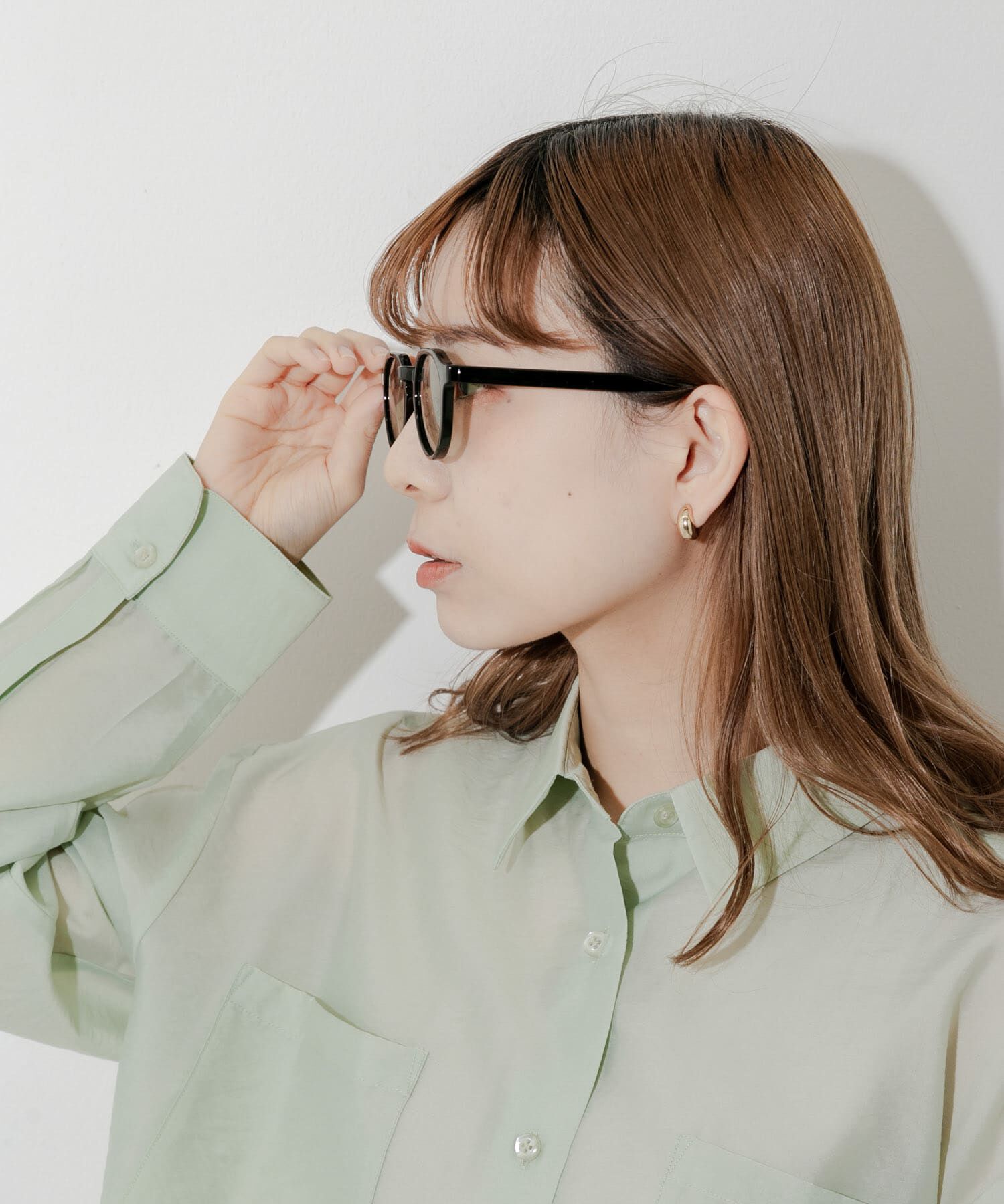 SMELLY「ボストンシェイプサングラス」|メガネ|