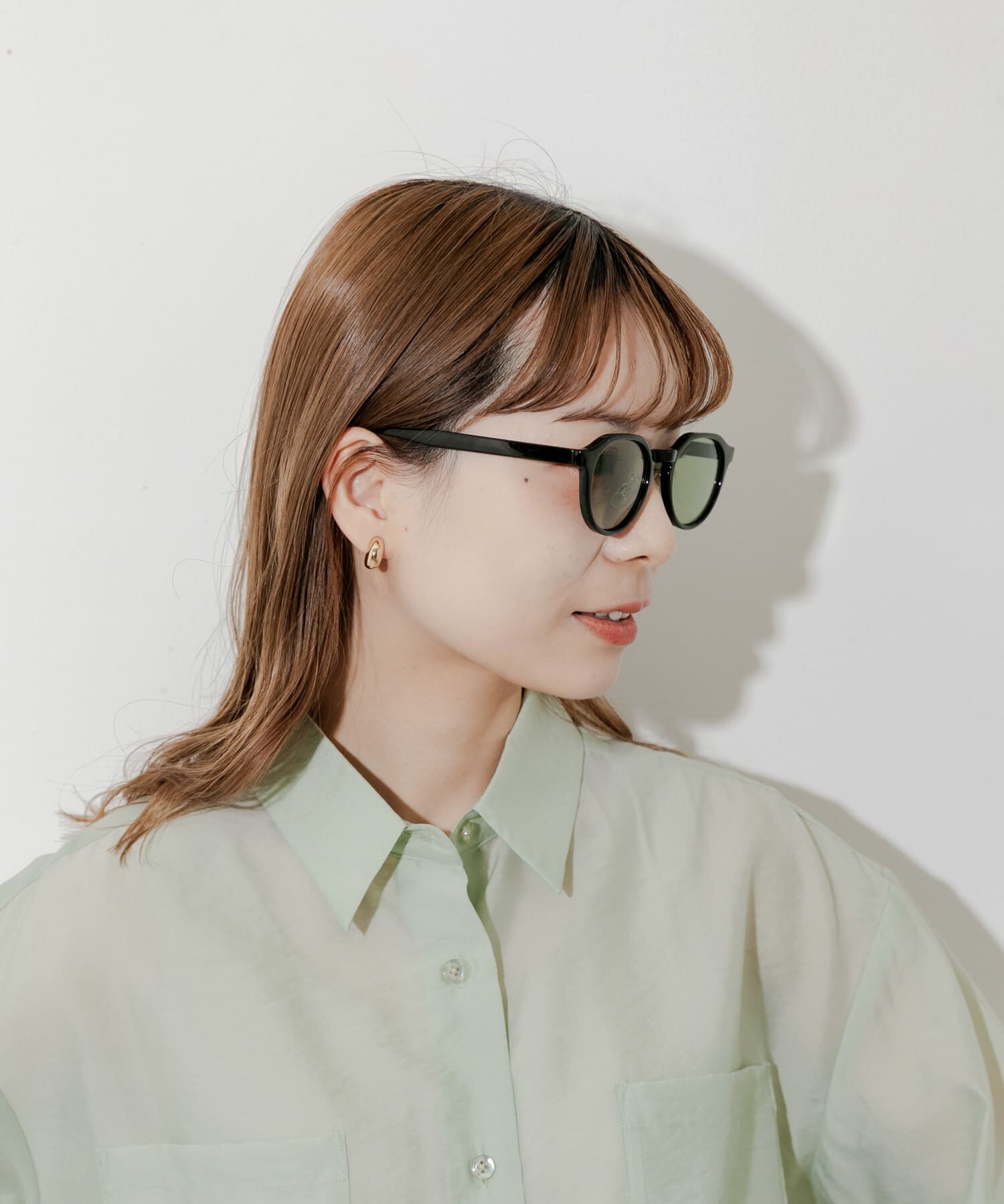 SMELLY「ボストンシェイプサングラス」|メガネ|