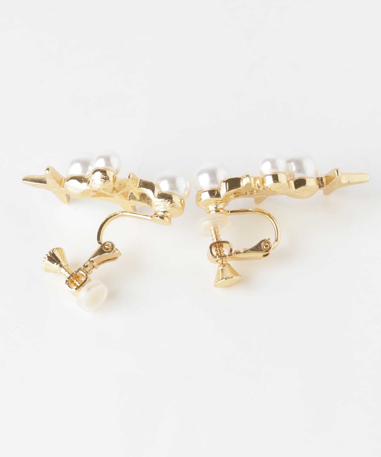 SMELLY「スパークリーパールビジュイヤリング」|イヤリング|