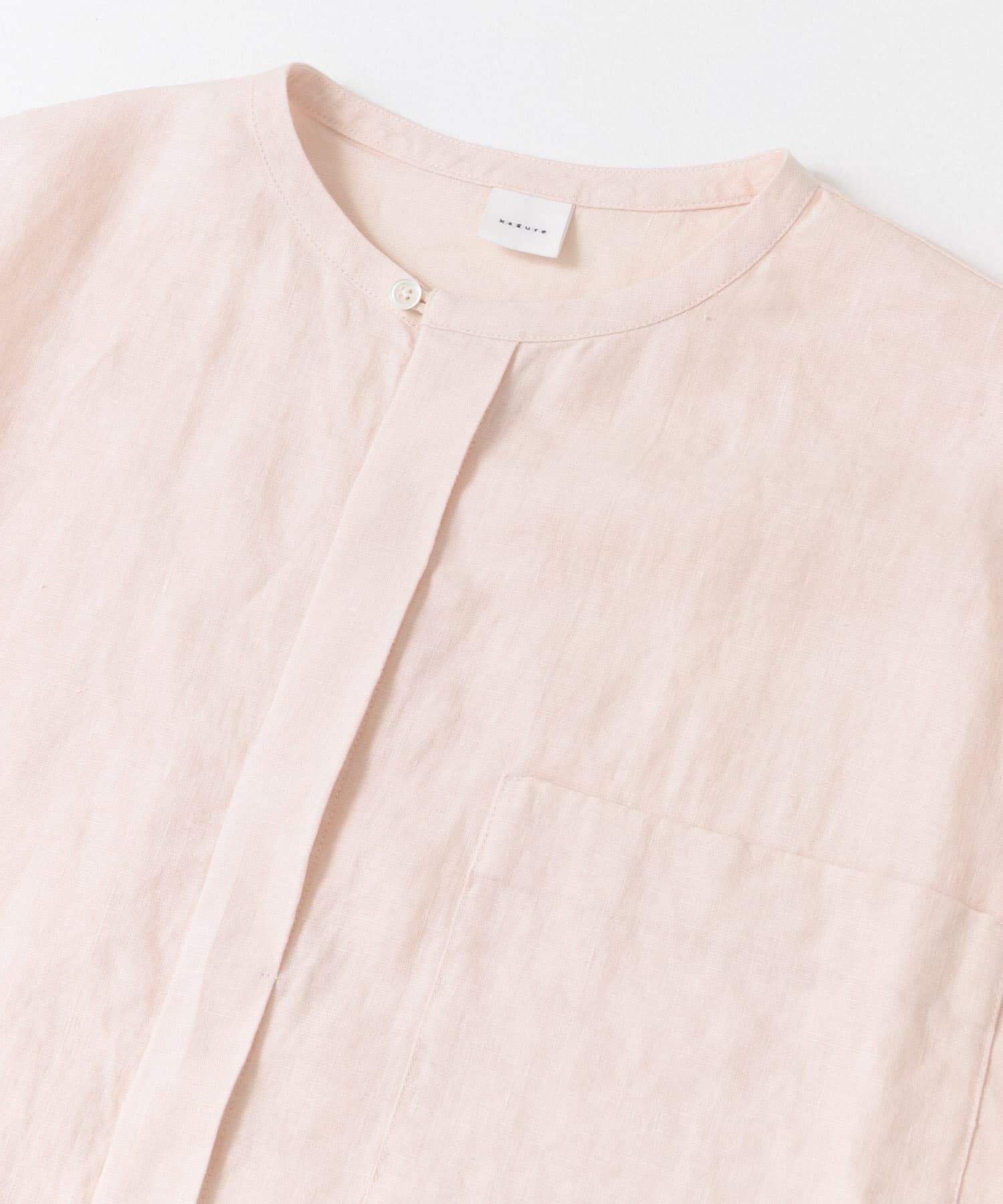 かぐれ「リネンチュニックシャツ」|シャツ・ブラウス|