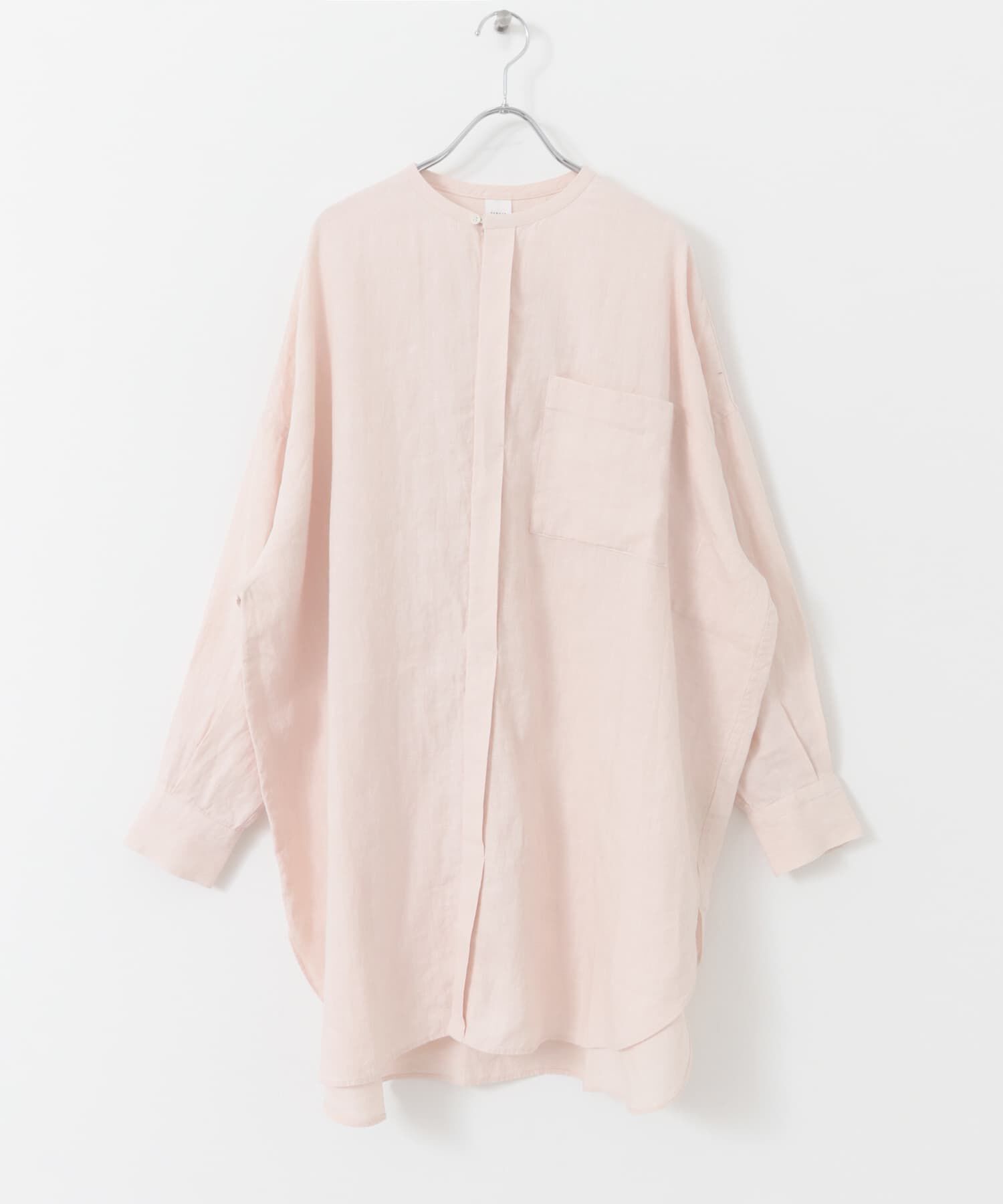 かぐれ「リネンチュニックシャツ」|シャツ・ブラウス|