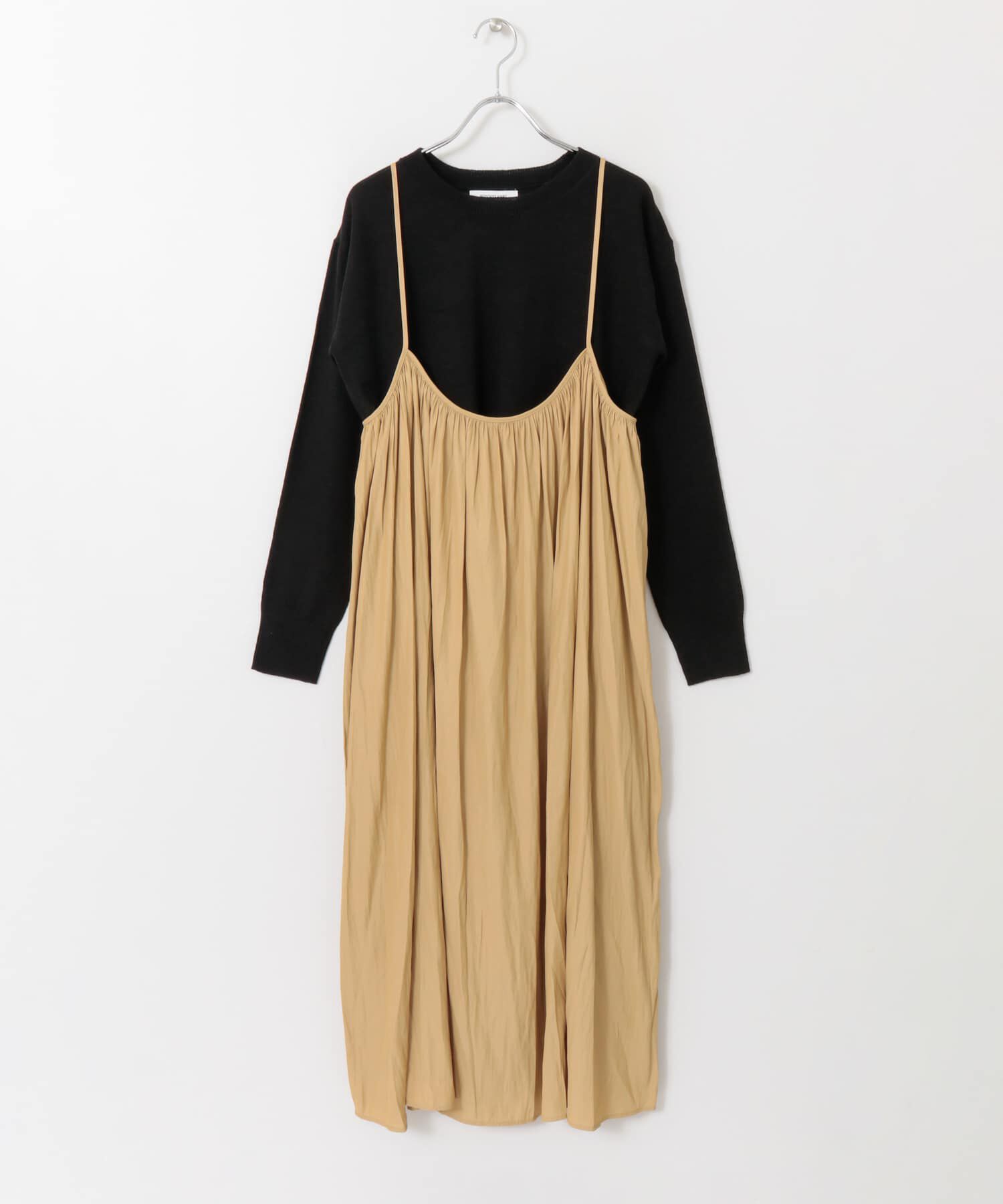 Sonny Label 「プリーツキャミワンピ&times;クルーニット」|ワンピース|