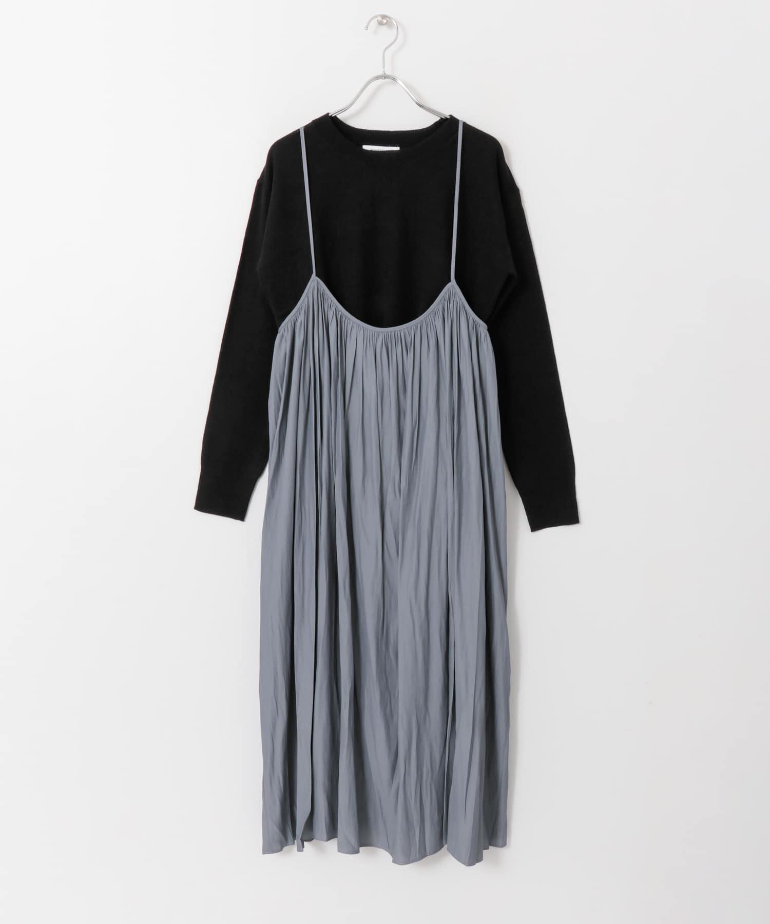 Sonny Label 「プリーツキャミワンピ&times;クルーニット」|ワンピース|