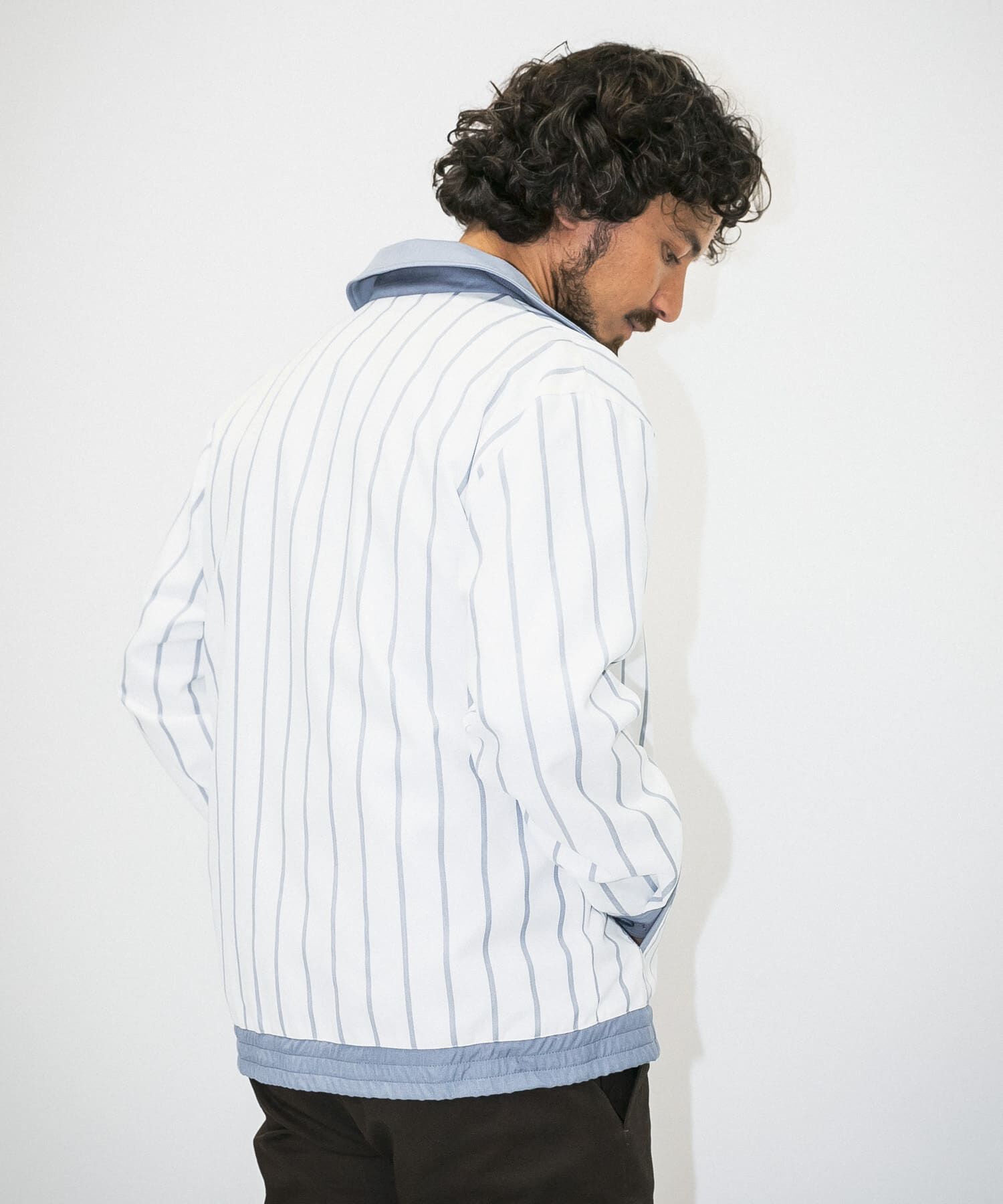 Sonny Label 「OOPS　先染めストライプブルゾン」|ブルゾン・スタジャン|