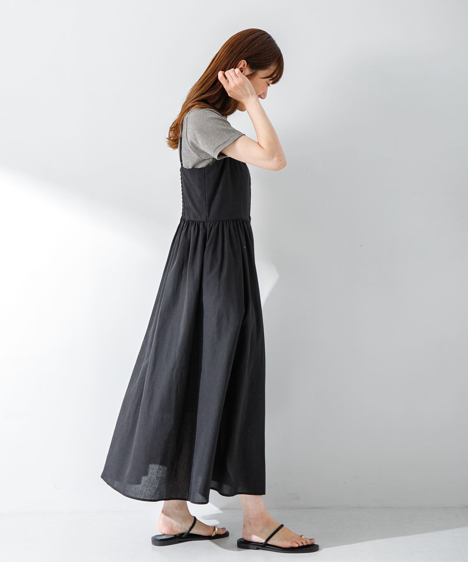 Sonny Label 「『UR TECH Smart Linen Touch』キャミソールワンピース」|ワンピース|
