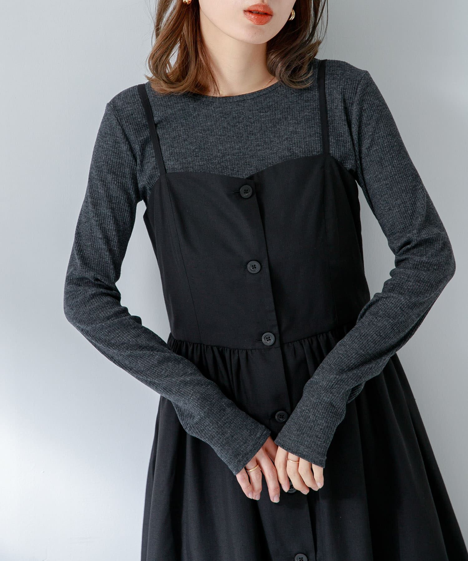 Sonny Label 「『UR TECH Smart Linen Touch』キャミソールワンピース」|ワンピース|