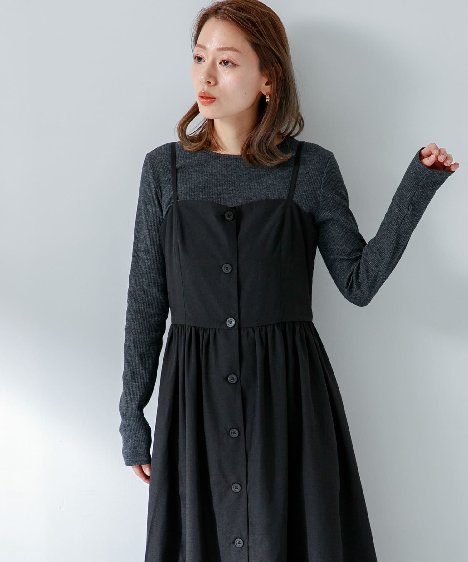 Sonny Label 「『UR TECH Smart Linen Touch』キャミソールワンピース」|ワンピース|