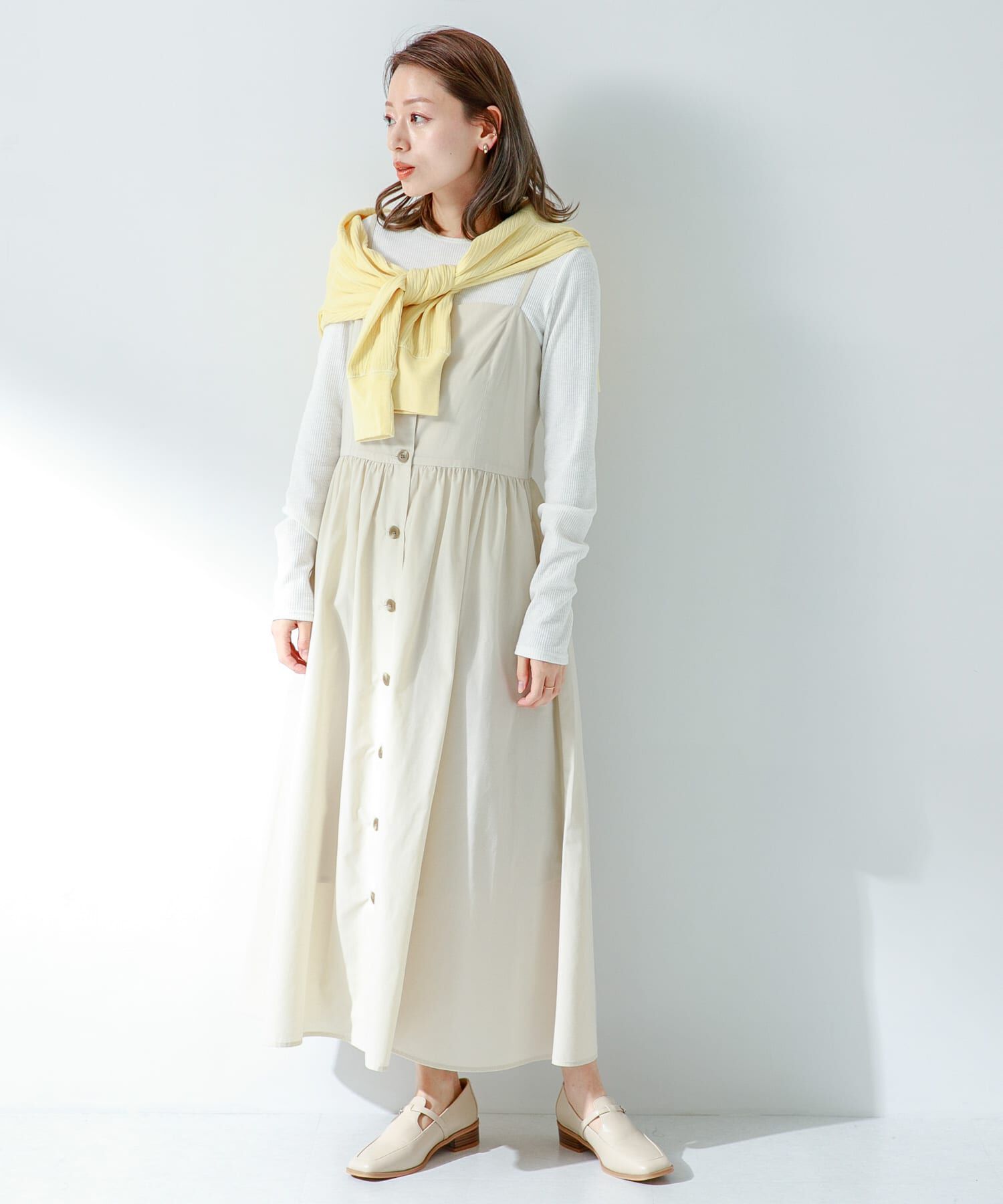 Sonny Label 「『UR TECH Smart Linen Touch』キャミソールワンピース」|ワンピース|