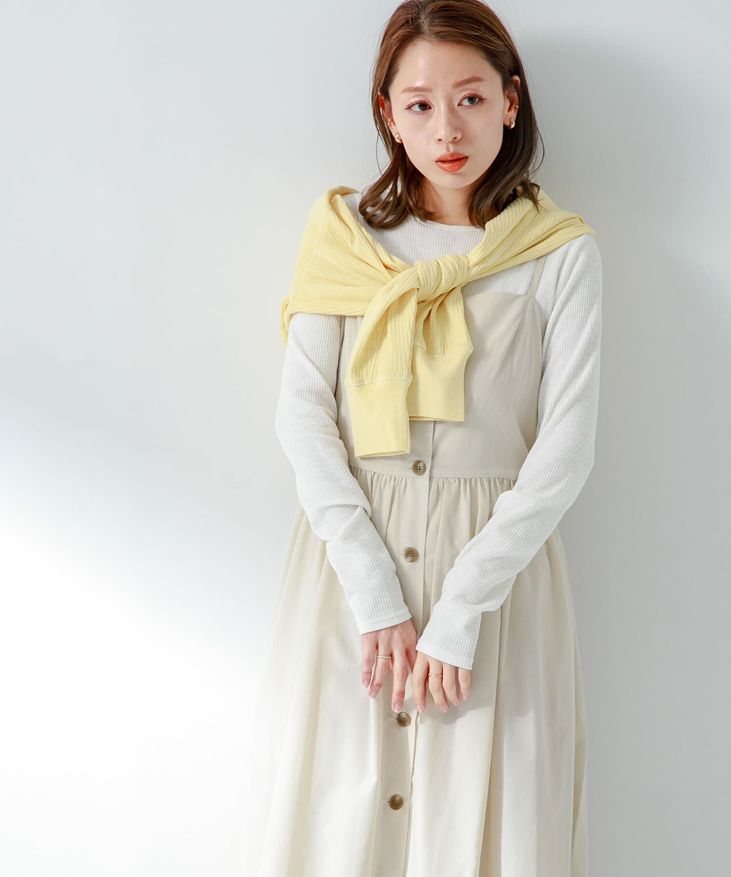 Sonny Label 「『UR TECH Smart Linen Touch』キャミソールワンピース」|ワンピース|