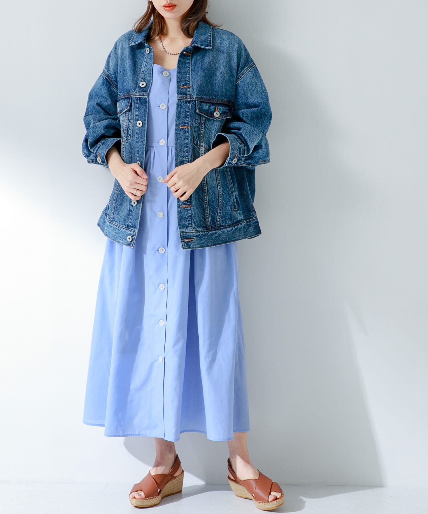 Sonny Label 「『UR TECH Smart Linen Touch』キャミソールワンピース」|ワンピース|