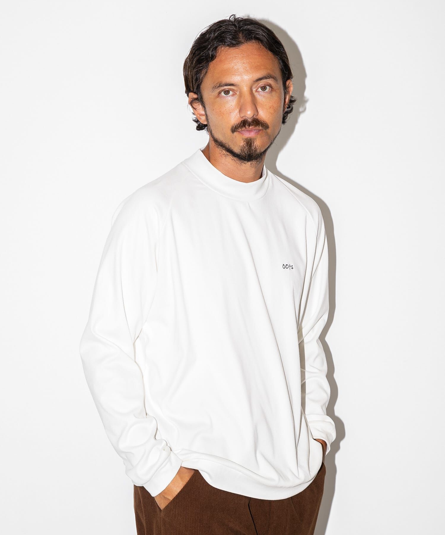 Sonny Label 「OOPS　ベーシックモックネックプルオーバー」|Tシャツ・カットソー|