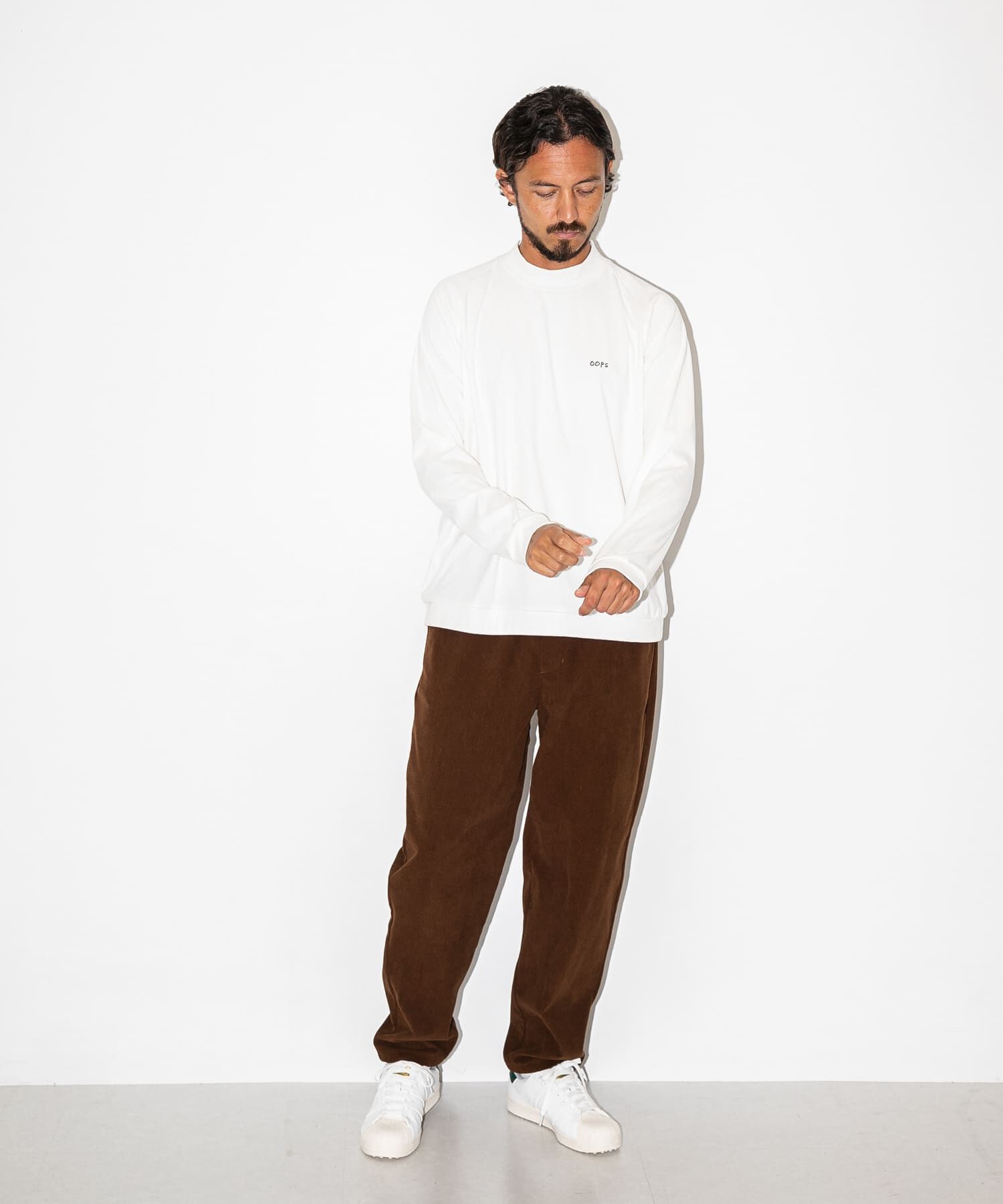 Sonny Label 「OOPS　ベーシックモックネックプルオーバー」|Tシャツ・カットソー|