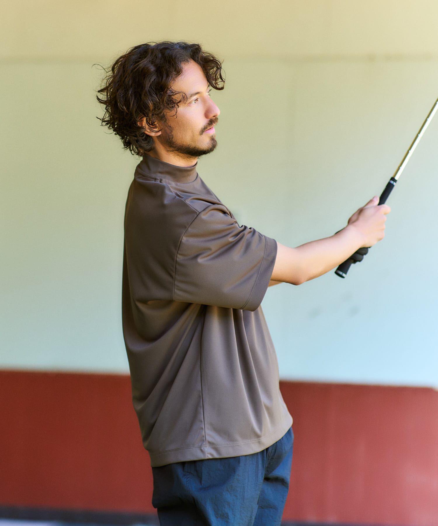 Sonny Label 「OOPS遮熱UVカットモックネックTEE」|Tシャツ・カットソー|