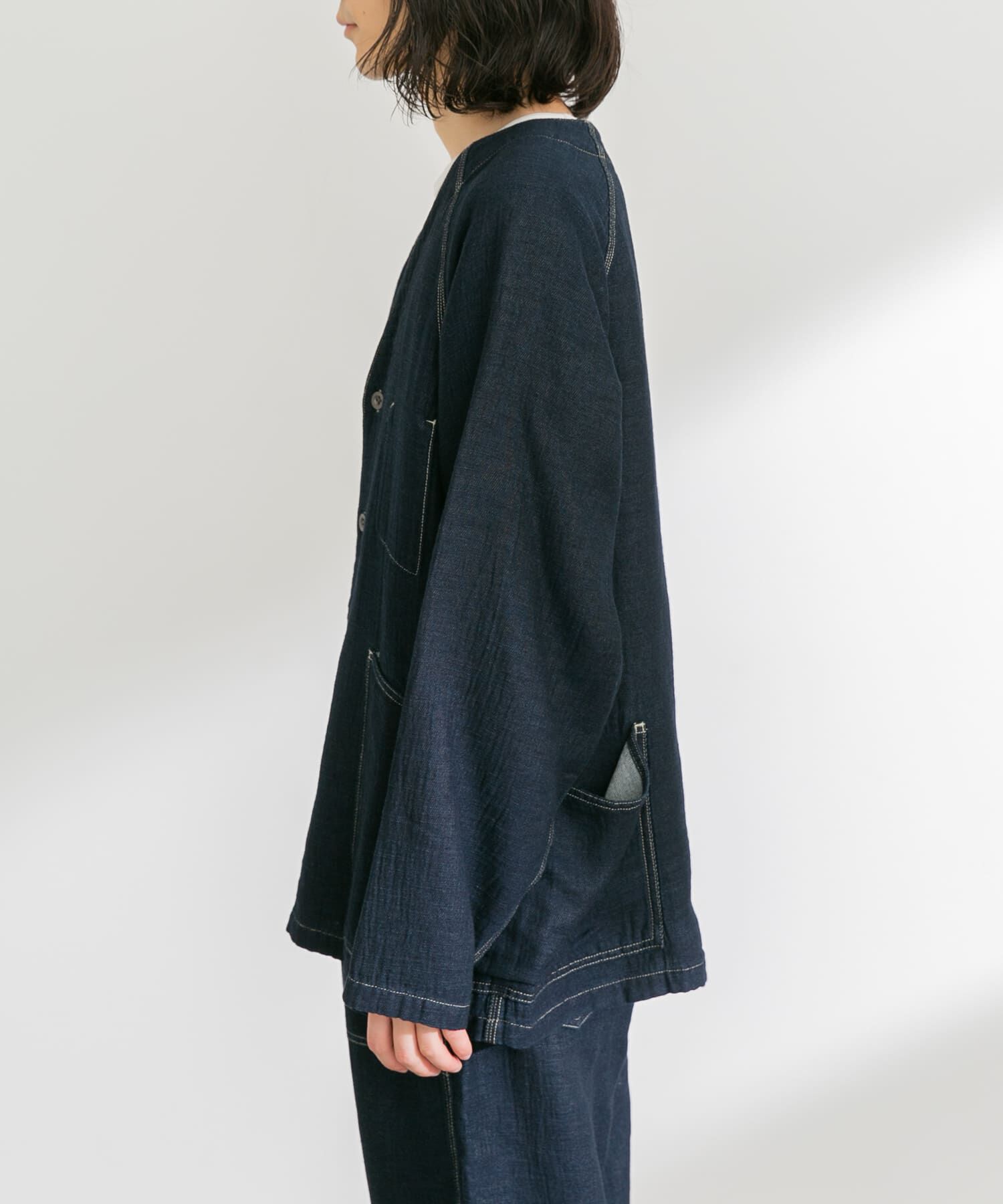 Sonny Label 「WHEIR　ノーカラージャケット」|デニムジャケット|