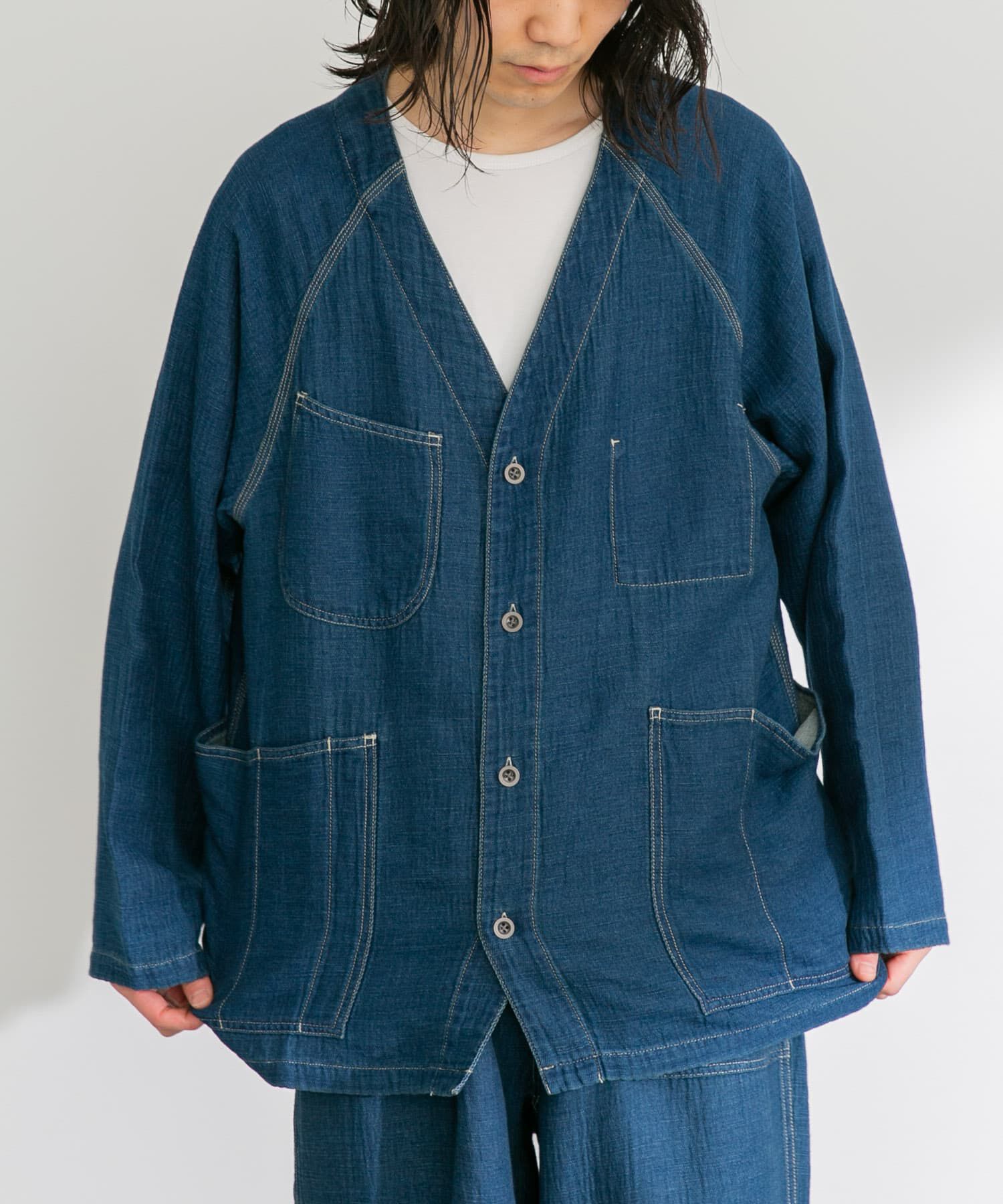 Sonny Label 「WHEIR　ノーカラージャケット」|デニムジャケット|