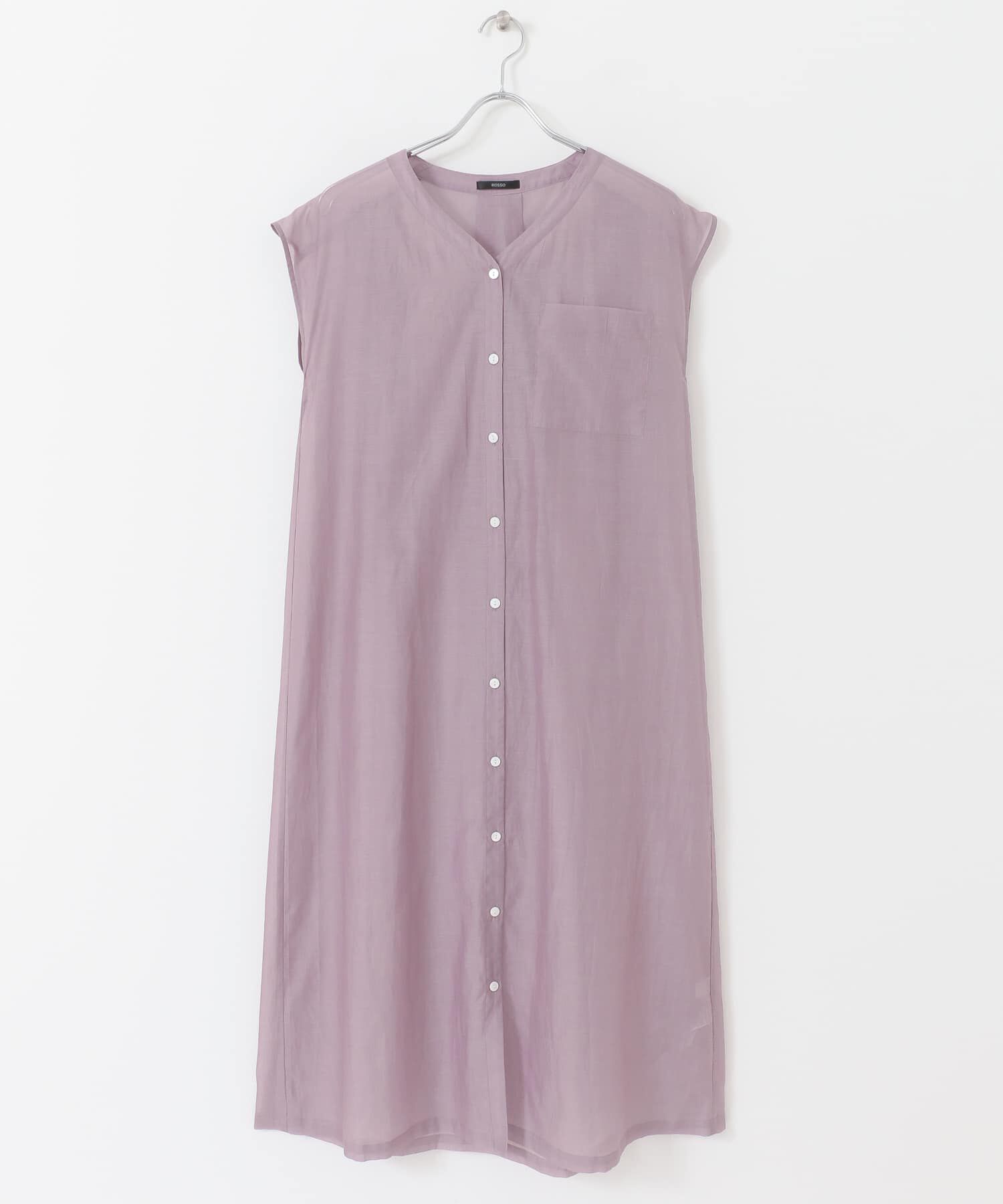 URBAN RESEARCH ROSSO「コットンシルクフレンチガウンワンピース」|ワンピース|