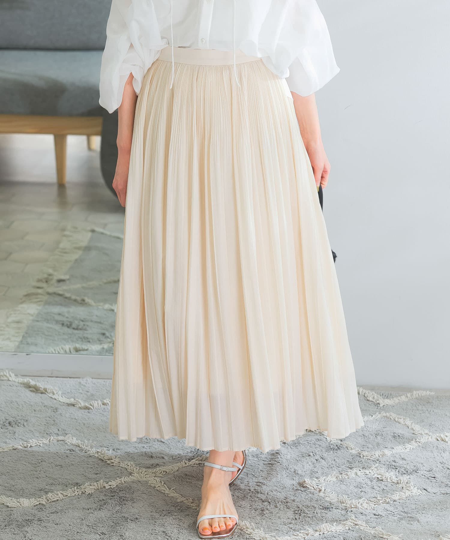 URBAN RESEARCH ROSSO「ランダムプリーツスカート」|スカート|