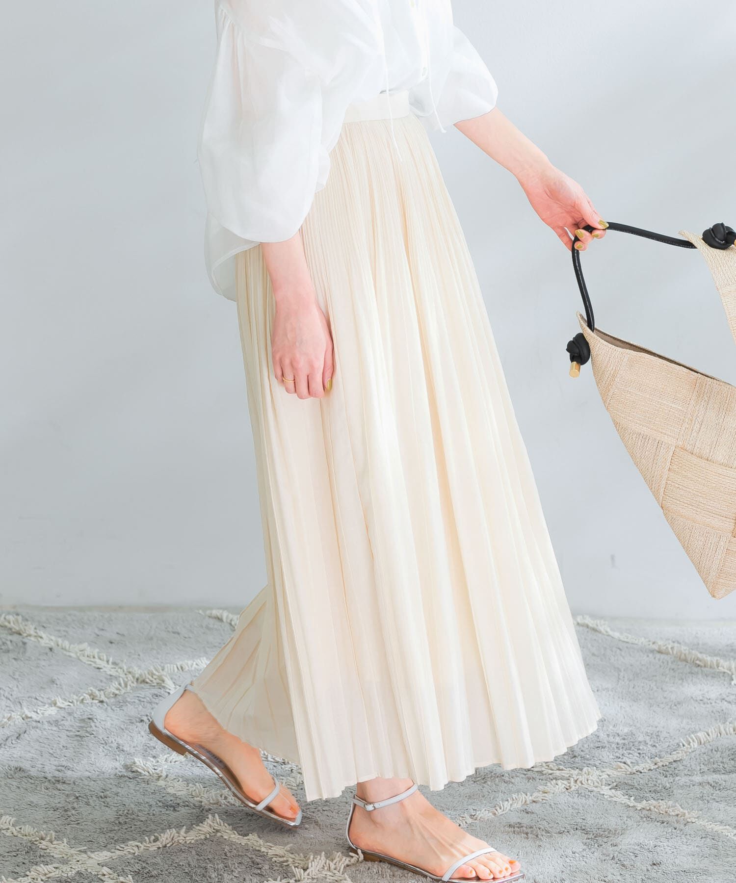 URBAN RESEARCH ROSSO「ランダムプリーツスカート」|スカート|